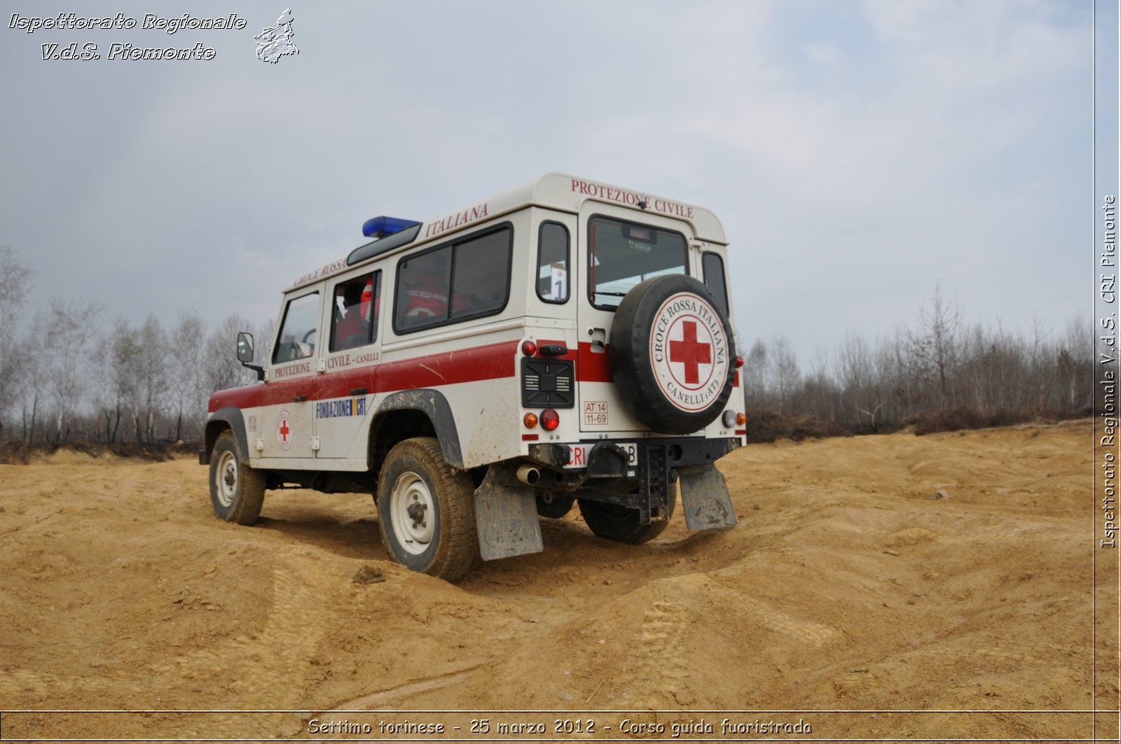 Settimo torinese - 25 marzo 2012 - Corso guida fuoristrada - Croce Rossa Italiana - Ispettorato Regionale Volontari del Soccorso Piemonte