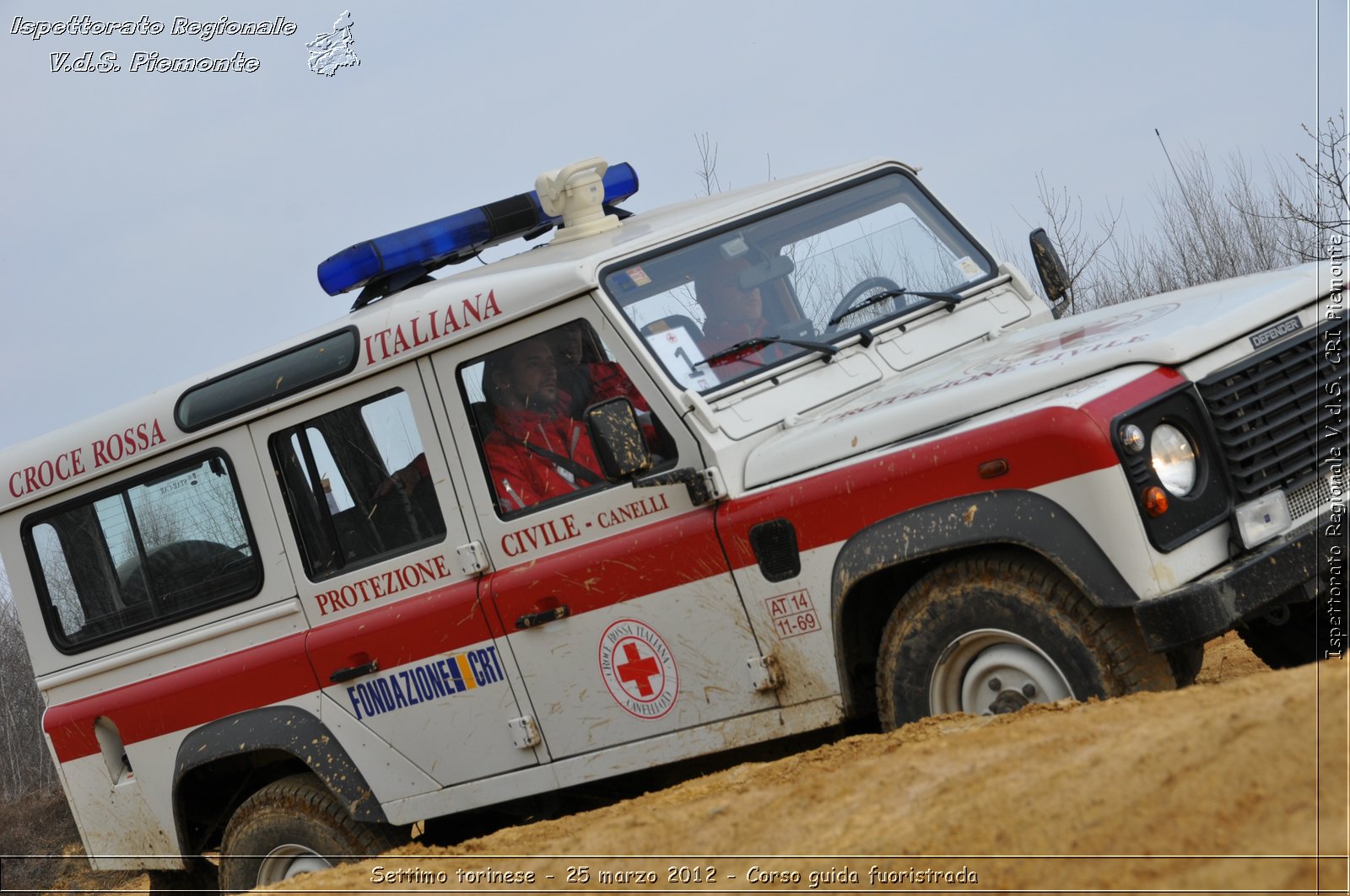 Settimo torinese - 25 marzo 2012 - Corso guida fuoristrada - Croce Rossa Italiana - Ispettorato Regionale Volontari del Soccorso Piemonte