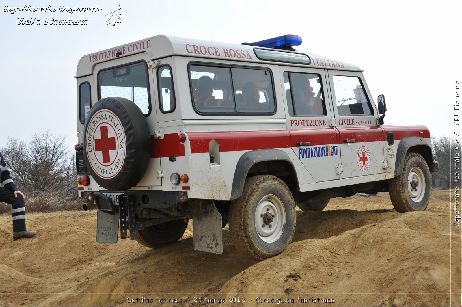 Settimo torinese - 25 marzo 2012 - Corso guida fuoristrada - Croce Rossa Italiana - Ispettorato Regionale Volontari del Soccorso Piemonte