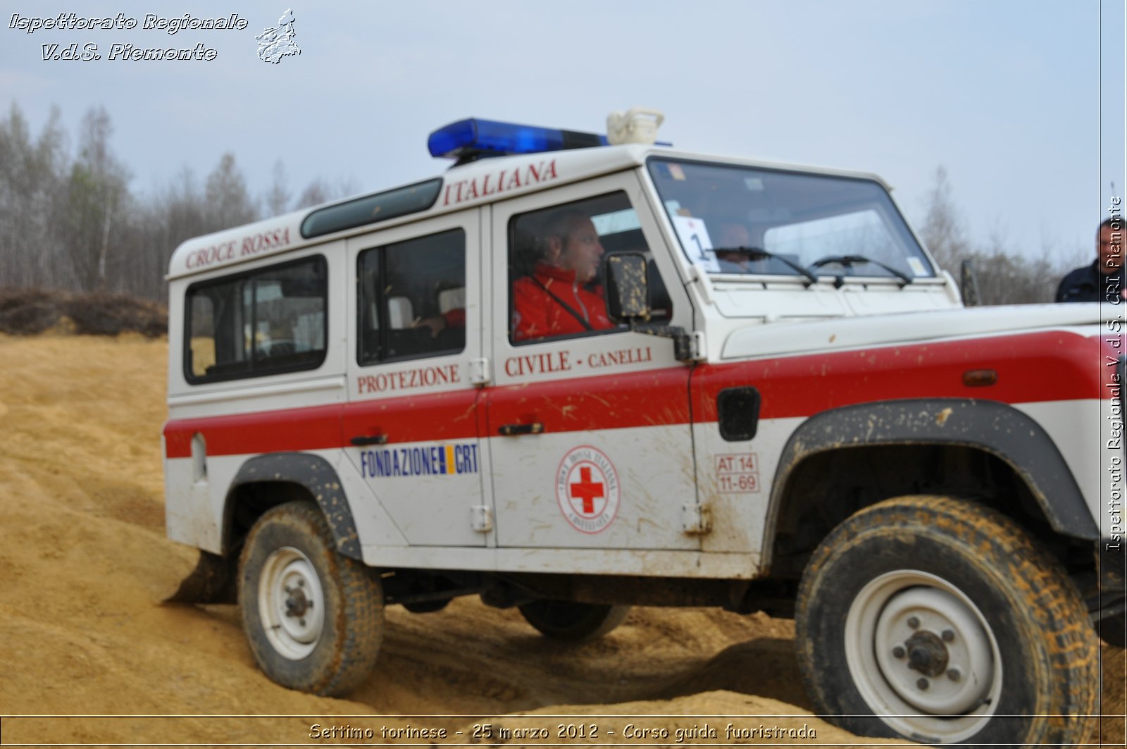 Settimo torinese - 25 marzo 2012 - Corso guida fuoristrada - Croce Rossa Italiana - Ispettorato Regionale Volontari del Soccorso Piemonte