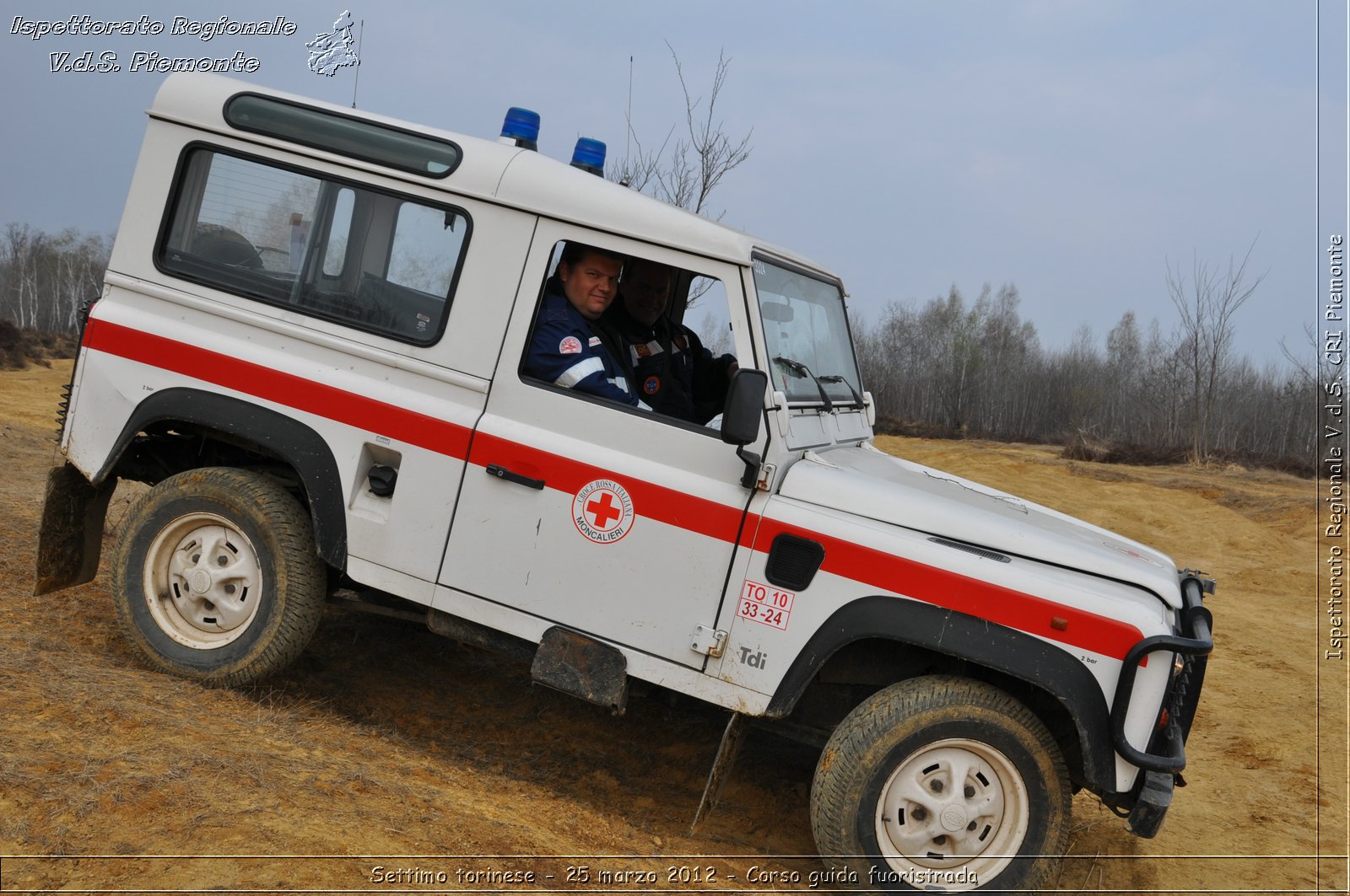 Settimo torinese - 25 marzo 2012 - Corso guida fuoristrada - Croce Rossa Italiana - Ispettorato Regionale Volontari del Soccorso Piemonte