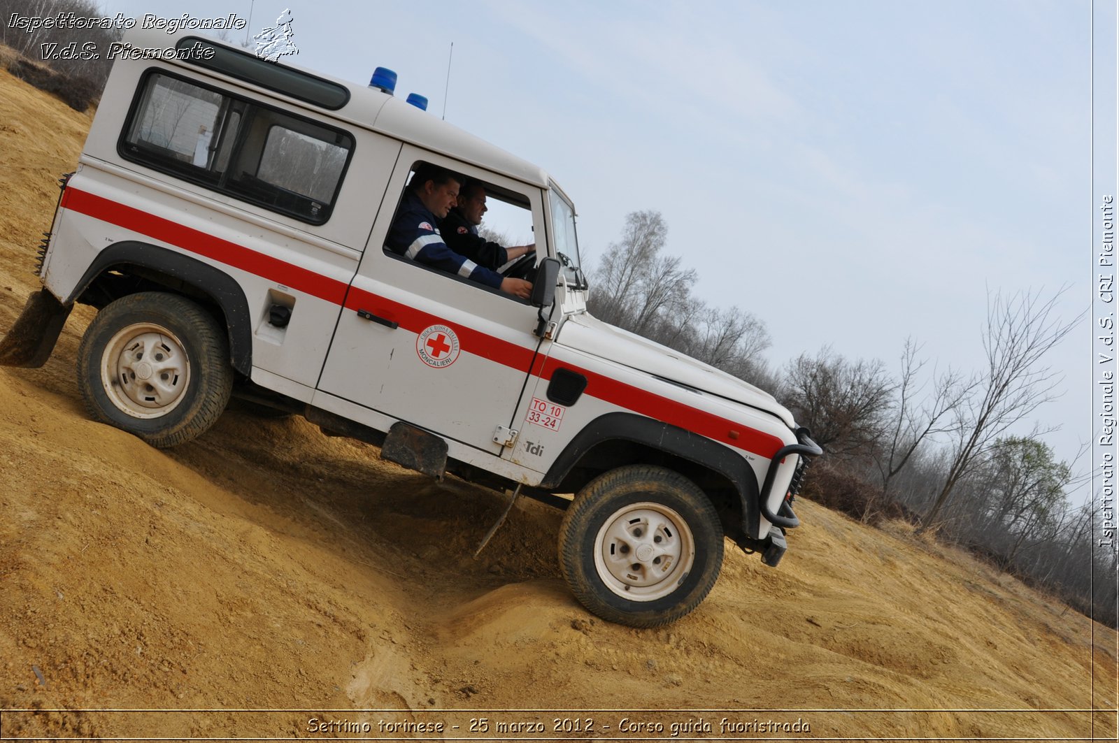 Settimo torinese - 25 marzo 2012 - Corso guida fuoristrada - Croce Rossa Italiana - Ispettorato Regionale Volontari del Soccorso Piemonte