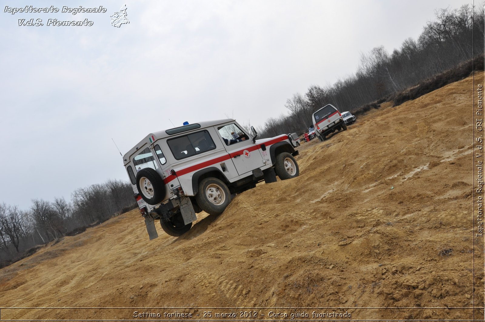 Settimo torinese - 25 marzo 2012 - Corso guida fuoristrada - Croce Rossa Italiana - Ispettorato Regionale Volontari del Soccorso Piemonte