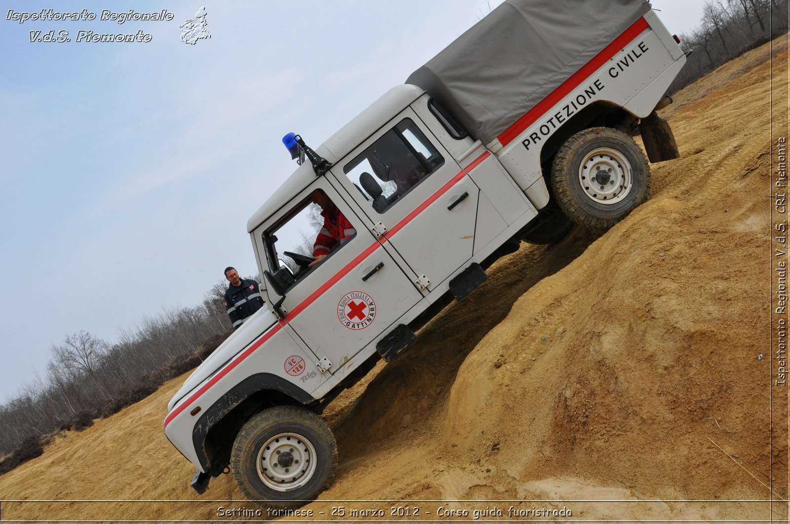 Settimo torinese - 25 marzo 2012 - Corso guida fuoristrada - Croce Rossa Italiana - Ispettorato Regionale Volontari del Soccorso Piemonte