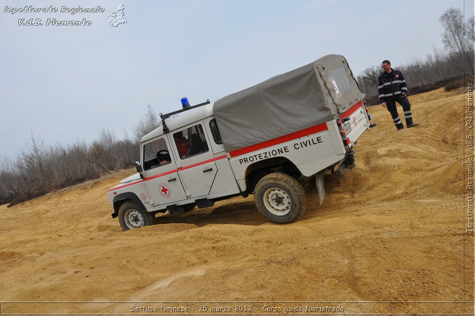 Settimo torinese - 25 marzo 2012 - Corso guida fuoristrada - Croce Rossa Italiana - Ispettorato Regionale Volontari del Soccorso Piemonte