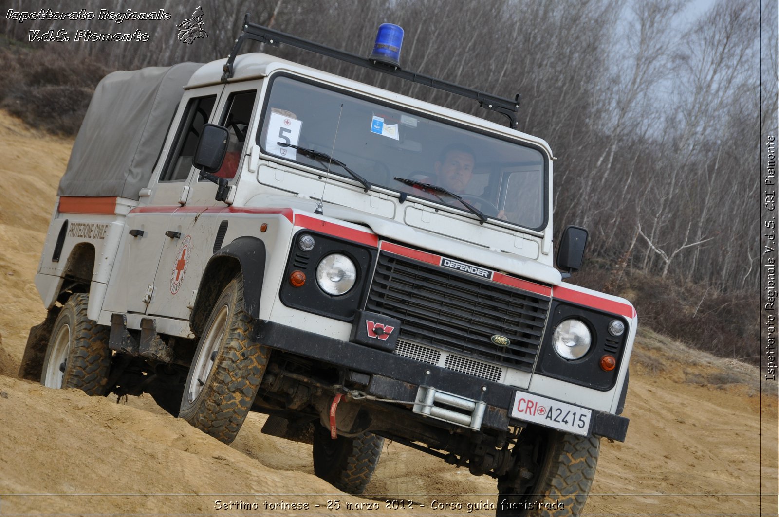 Settimo torinese - 25 marzo 2012 - Corso guida fuoristrada - Croce Rossa Italiana - Ispettorato Regionale Volontari del Soccorso Piemonte