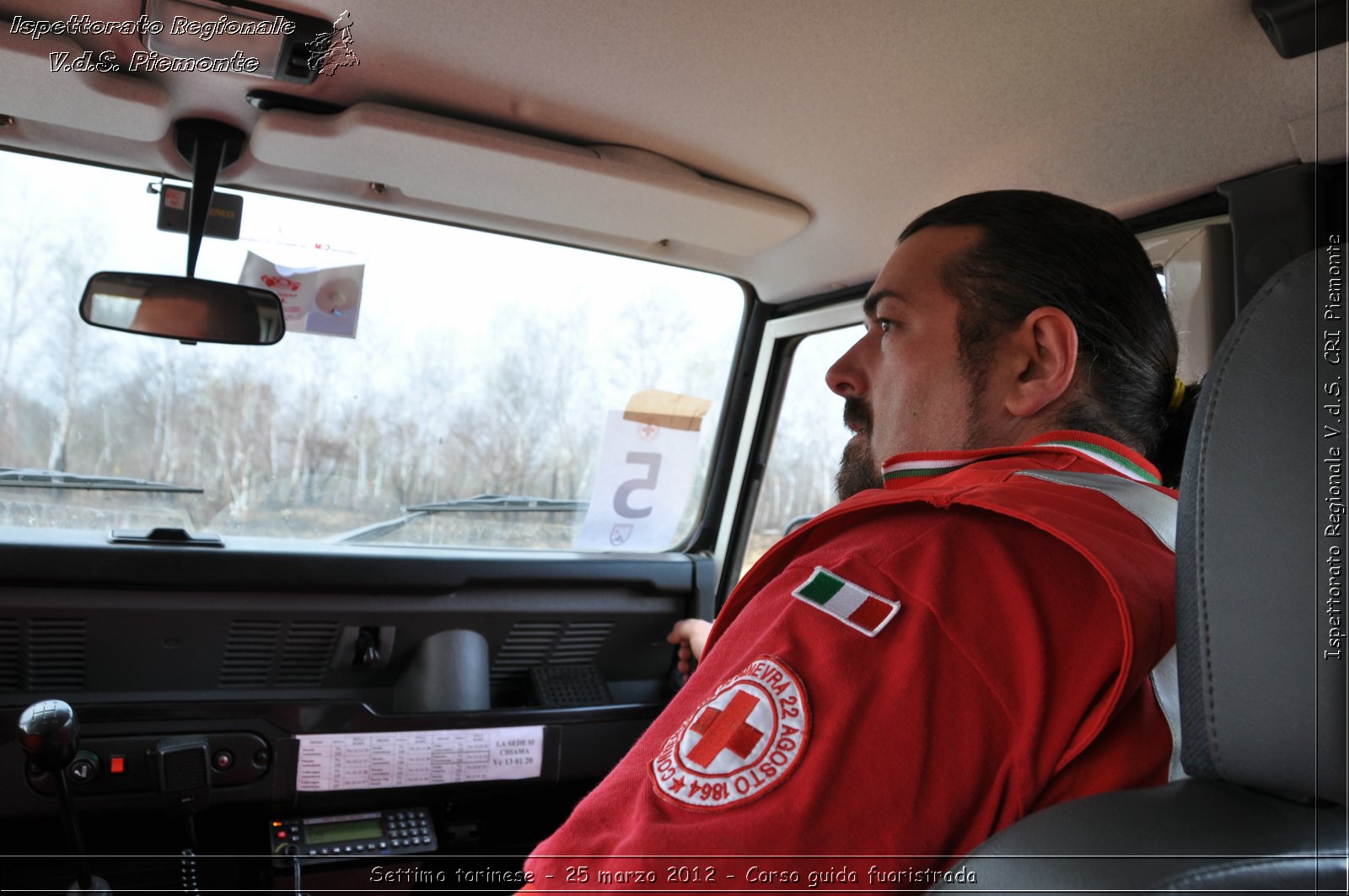 Settimo torinese - 25 marzo 2012 - Corso guida fuoristrada - Croce Rossa Italiana - Ispettorato Regionale Volontari del Soccorso Piemonte