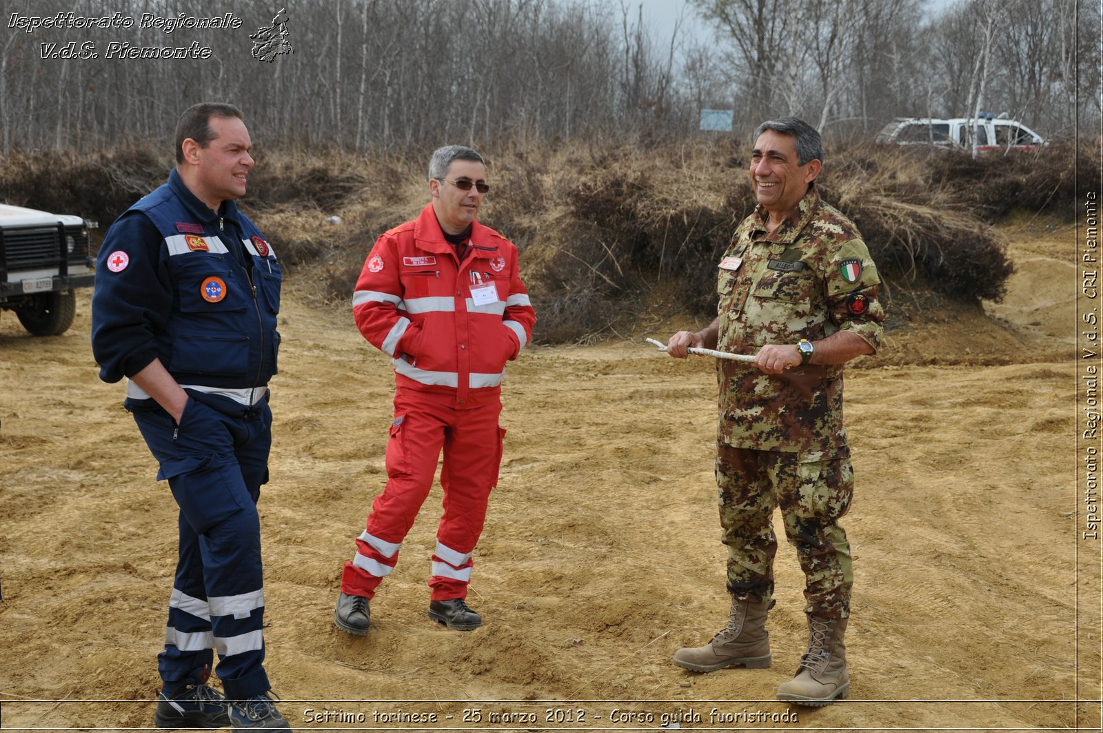 Settimo torinese - 25 marzo 2012 - Corso guida fuoristrada - Croce Rossa Italiana - Ispettorato Regionale Volontari del Soccorso Piemonte