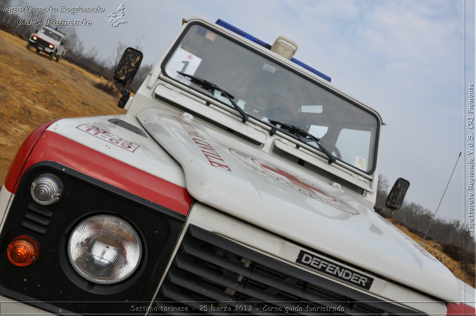 Settimo torinese - 25 marzo 2012 - Corso guida fuoristrada - Croce Rossa Italiana - Ispettorato Regionale Volontari del Soccorso Piemonte