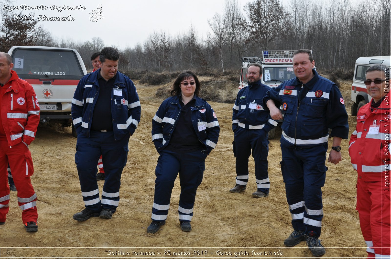 Settimo torinese - 25 marzo 2012 - Corso guida fuoristrada - Croce Rossa Italiana - Ispettorato Regionale Volontari del Soccorso Piemonte