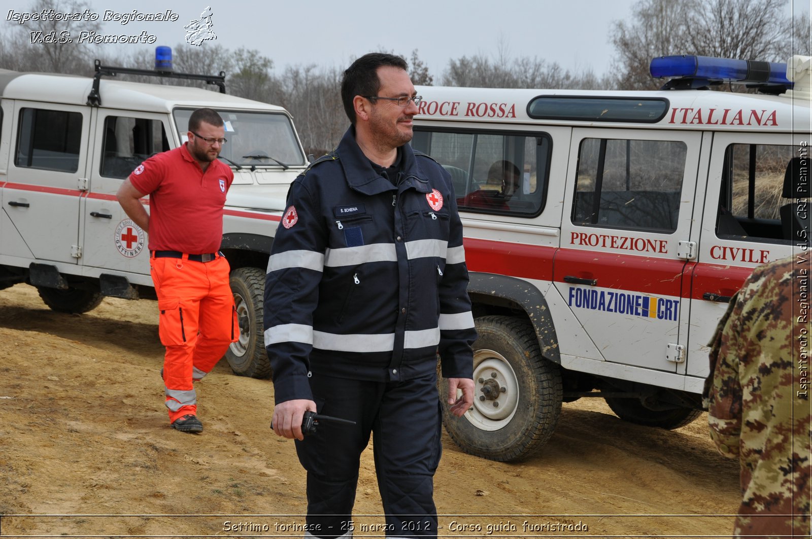 Settimo torinese - 25 marzo 2012 - Corso guida fuoristrada - Croce Rossa Italiana - Ispettorato Regionale Volontari del Soccorso Piemonte