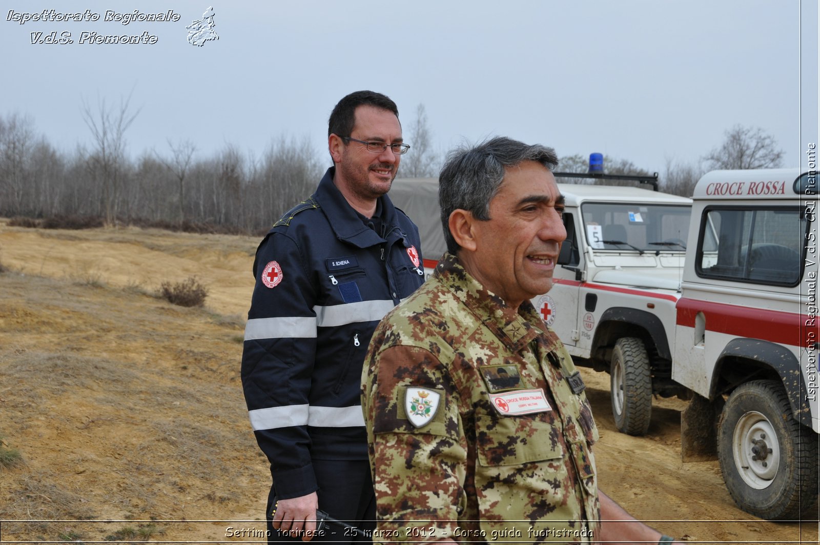 Settimo torinese - 25 marzo 2012 - Corso guida fuoristrada - Croce Rossa Italiana - Ispettorato Regionale Volontari del Soccorso Piemonte