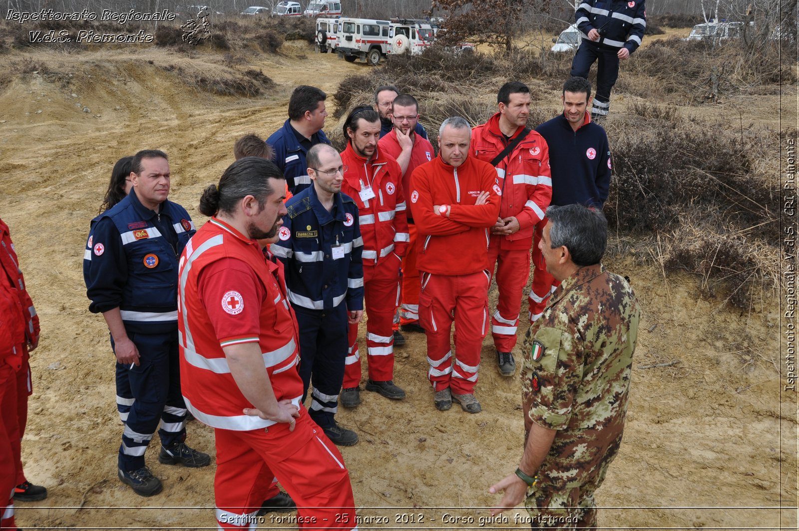 Settimo torinese - 25 marzo 2012 - Corso guida fuoristrada - Croce Rossa Italiana - Ispettorato Regionale Volontari del Soccorso Piemonte