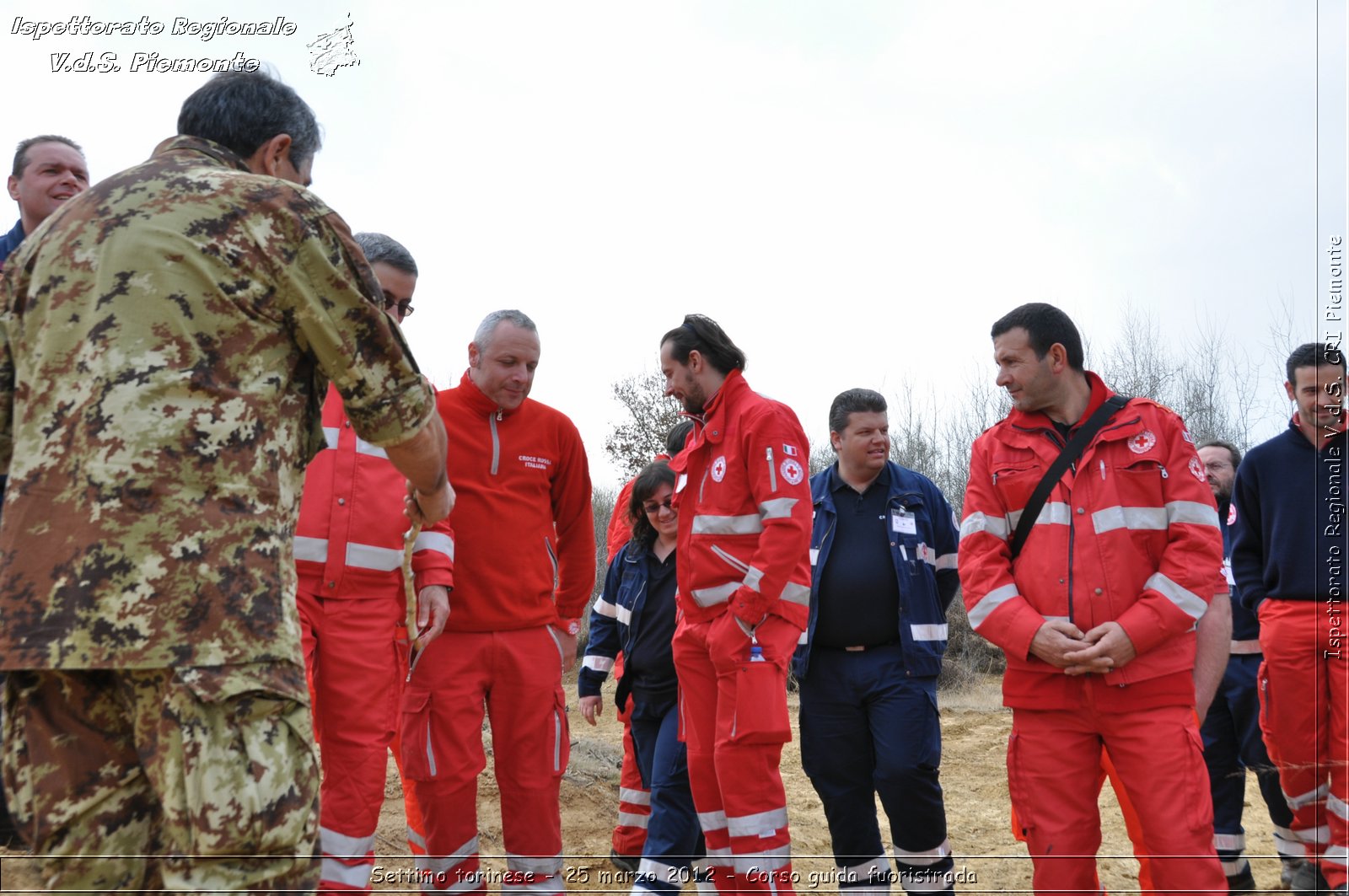 Settimo torinese - 25 marzo 2012 - Corso guida fuoristrada - Croce Rossa Italiana - Ispettorato Regionale Volontari del Soccorso Piemonte