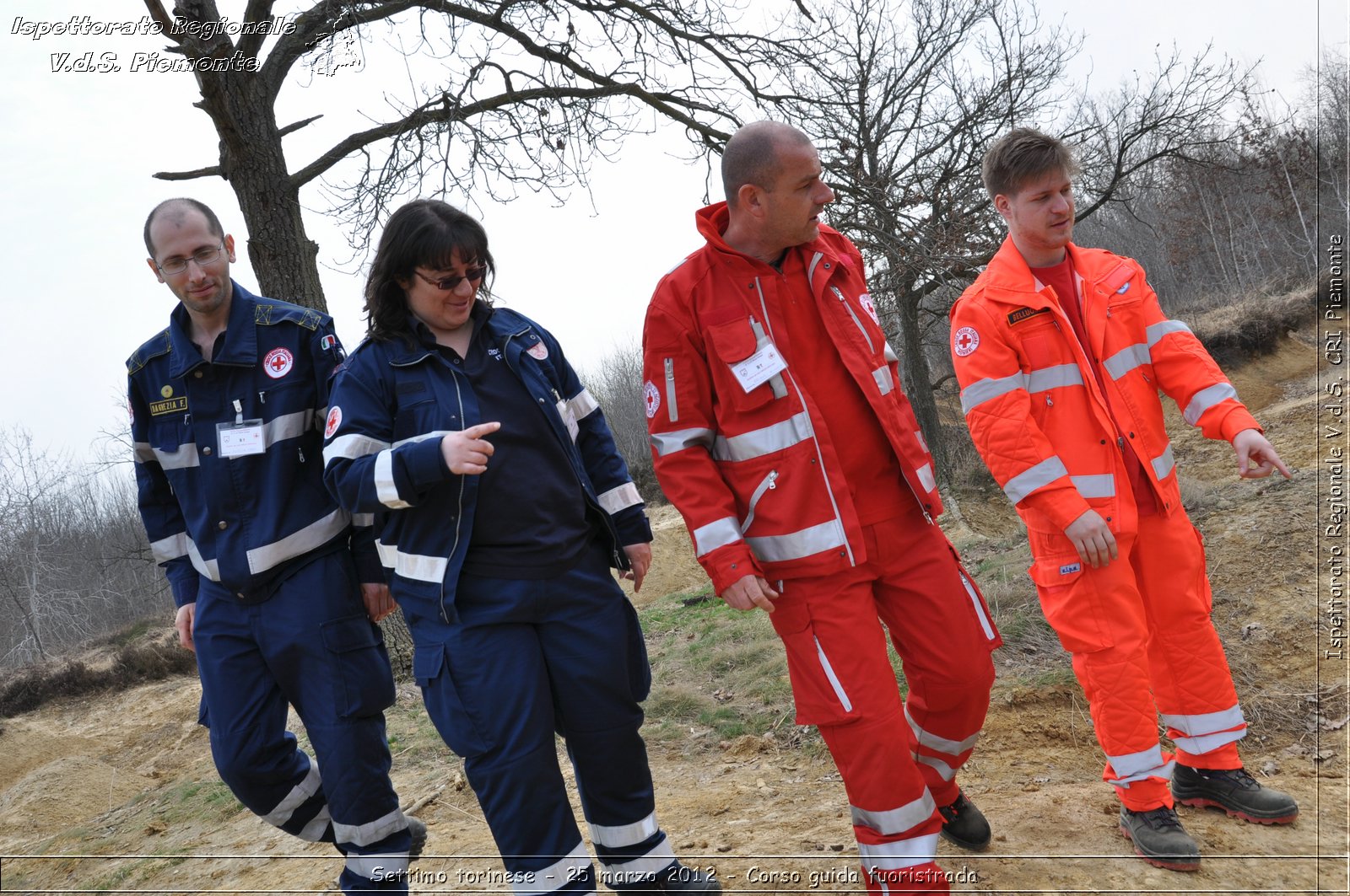 Settimo torinese - 25 marzo 2012 - Corso guida fuoristrada - Croce Rossa Italiana - Ispettorato Regionale Volontari del Soccorso Piemonte