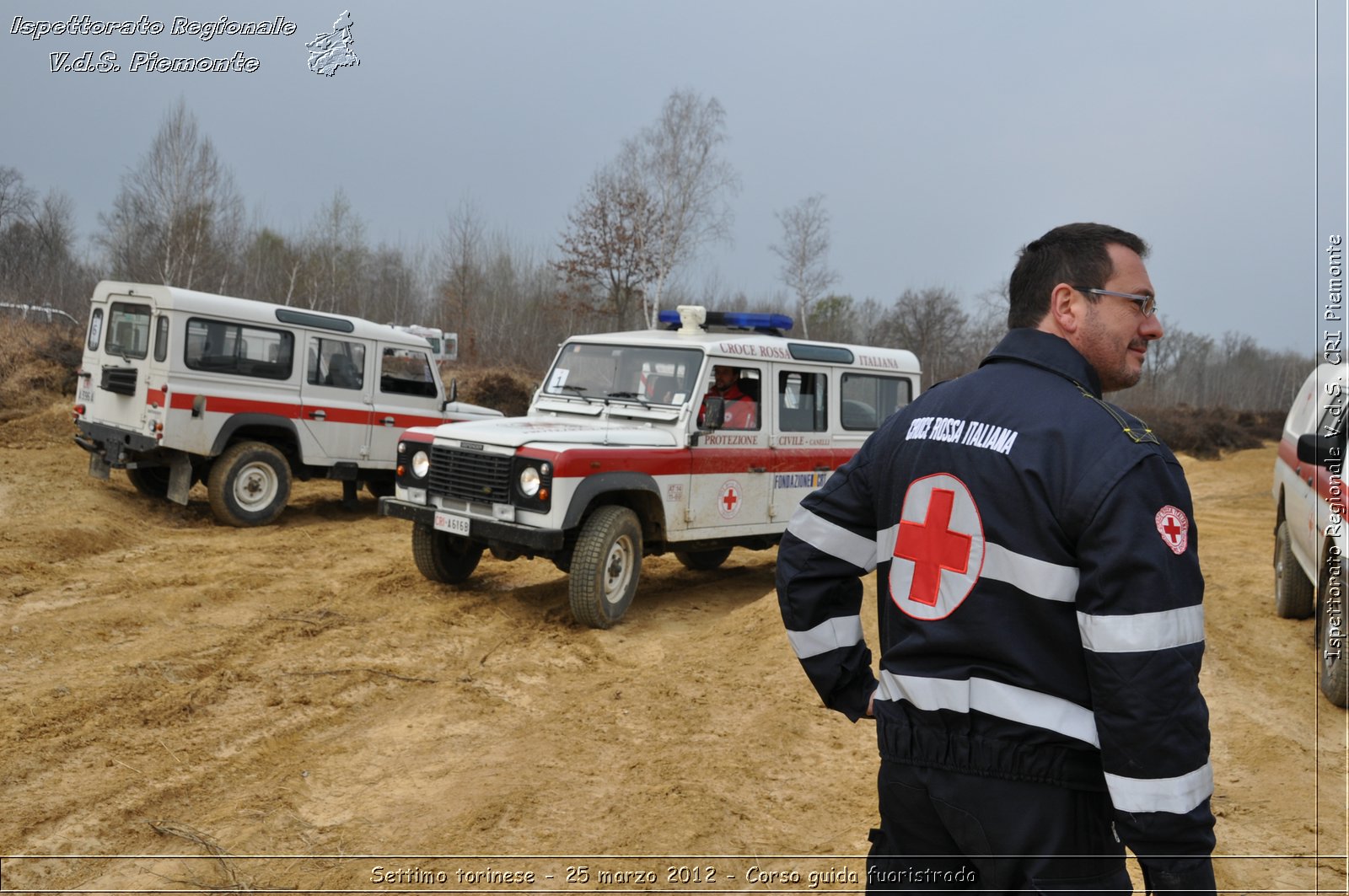 Settimo torinese - 25 marzo 2012 - Corso guida fuoristrada - Croce Rossa Italiana - Ispettorato Regionale Volontari del Soccorso Piemonte