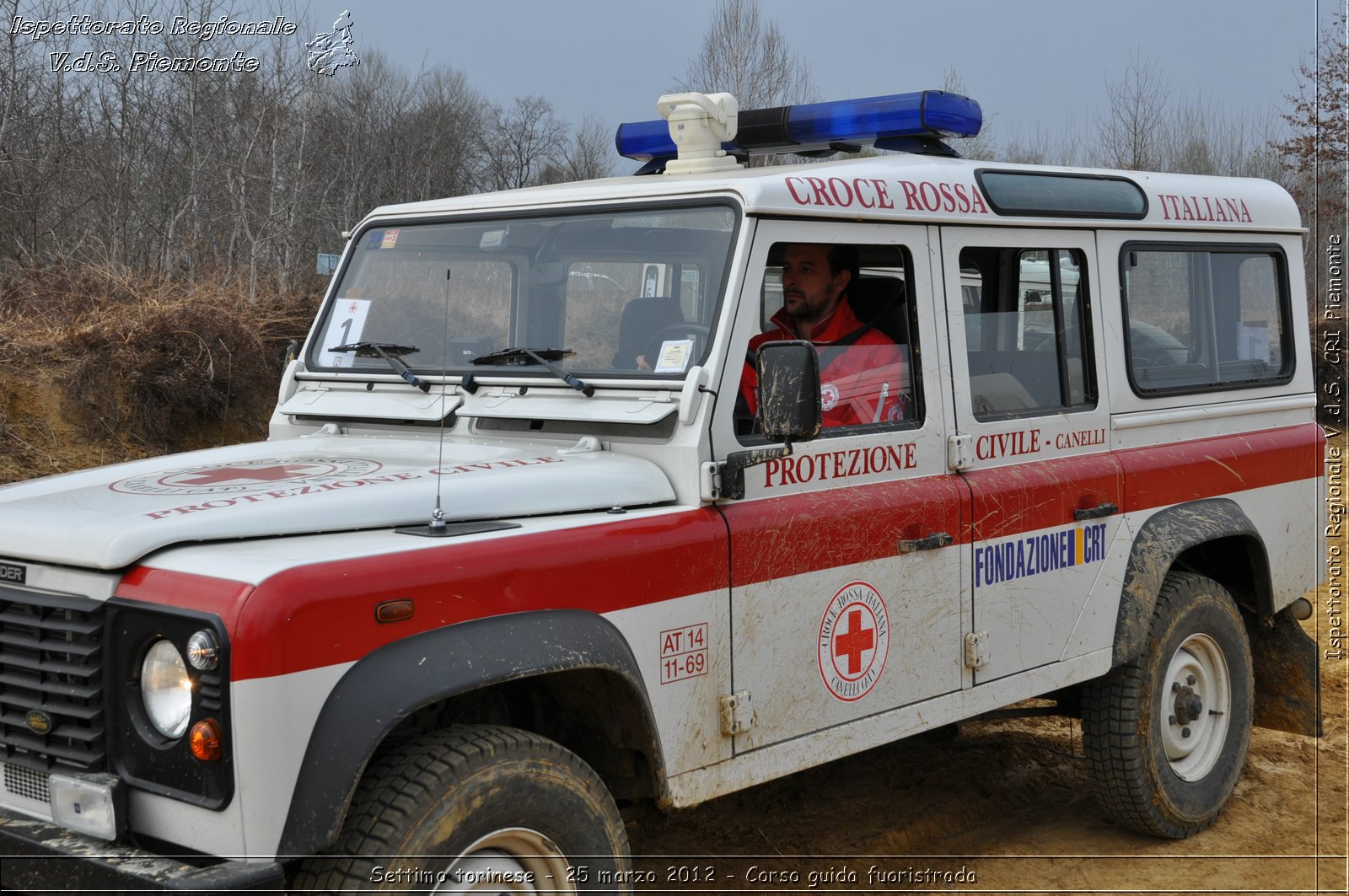 Settimo torinese - 25 marzo 2012 - Corso guida fuoristrada - Croce Rossa Italiana - Ispettorato Regionale Volontari del Soccorso Piemonte