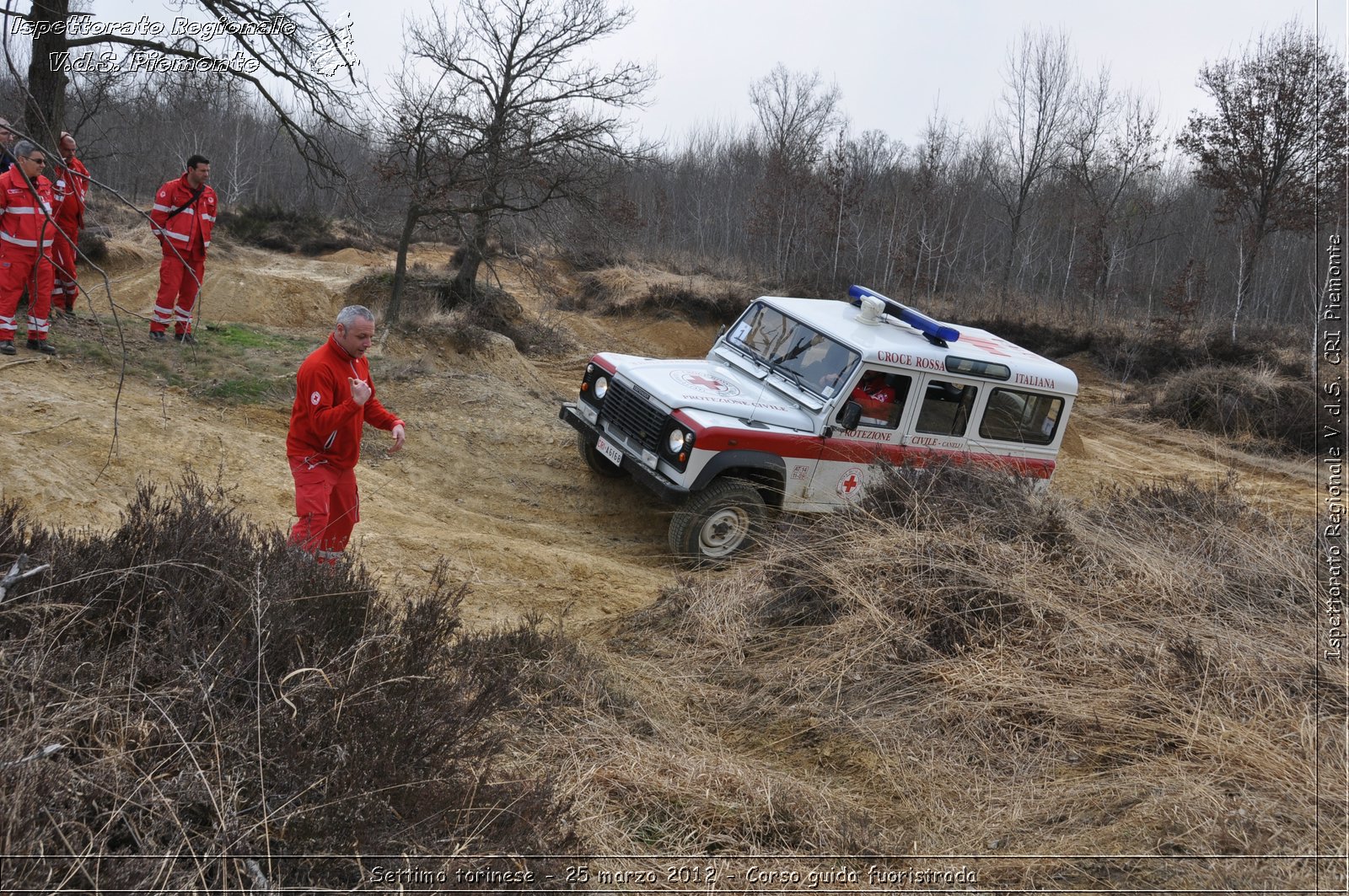 Settimo torinese - 25 marzo 2012 - Corso guida fuoristrada - Croce Rossa Italiana - Ispettorato Regionale Volontari del Soccorso Piemonte