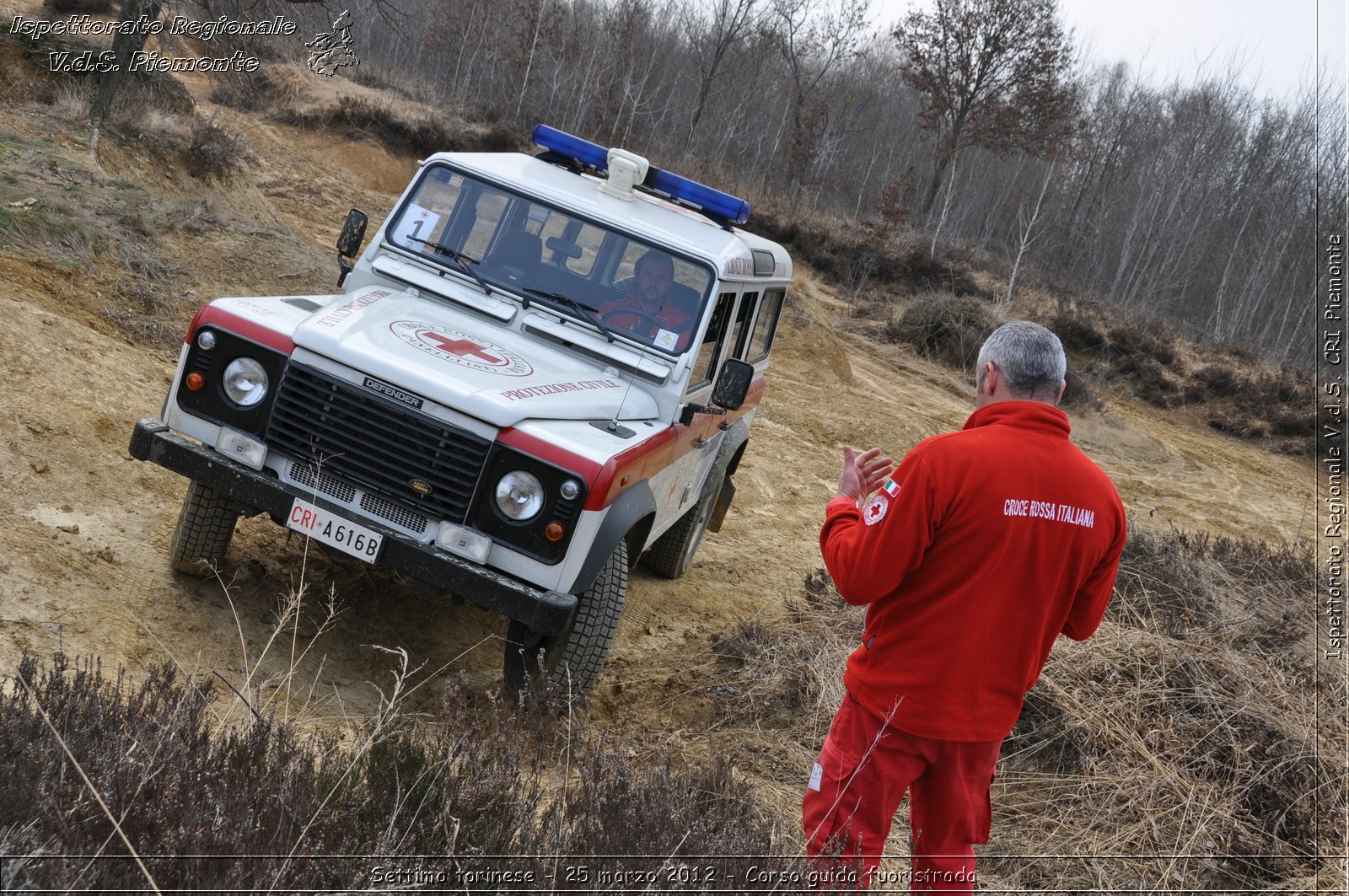 Settimo torinese - 25 marzo 2012 - Corso guida fuoristrada - Croce Rossa Italiana - Ispettorato Regionale Volontari del Soccorso Piemonte