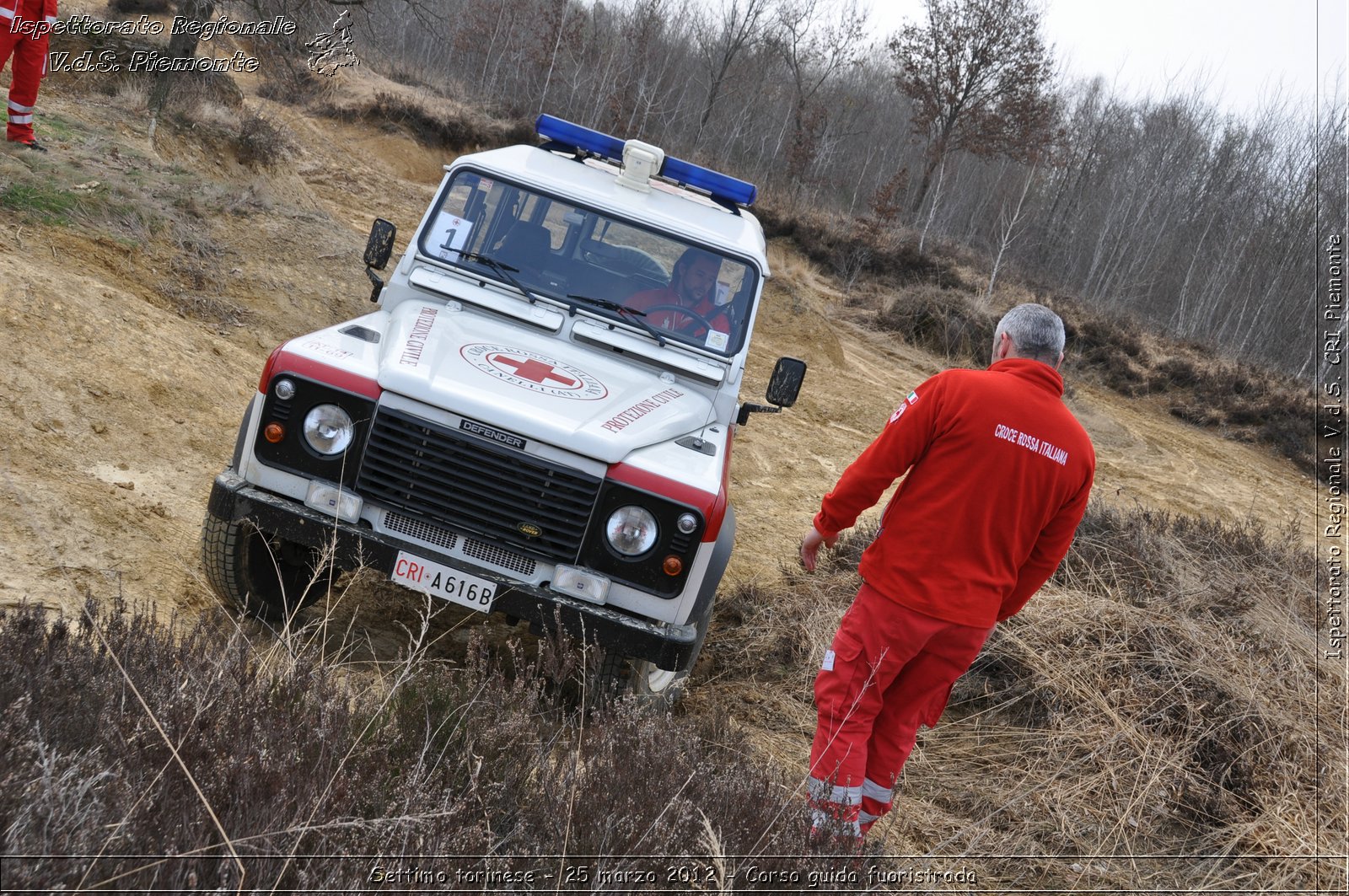 Settimo torinese - 25 marzo 2012 - Corso guida fuoristrada - Croce Rossa Italiana - Ispettorato Regionale Volontari del Soccorso Piemonte