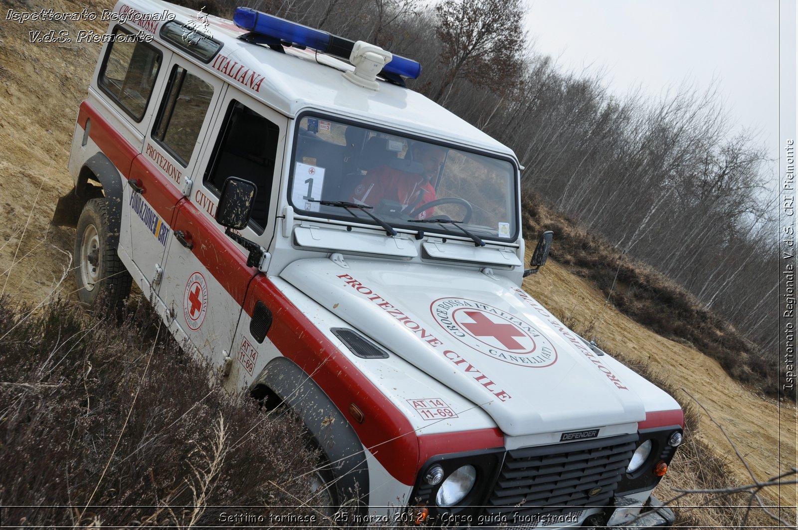 Settimo torinese - 25 marzo 2012 - Corso guida fuoristrada - Croce Rossa Italiana - Ispettorato Regionale Volontari del Soccorso Piemonte