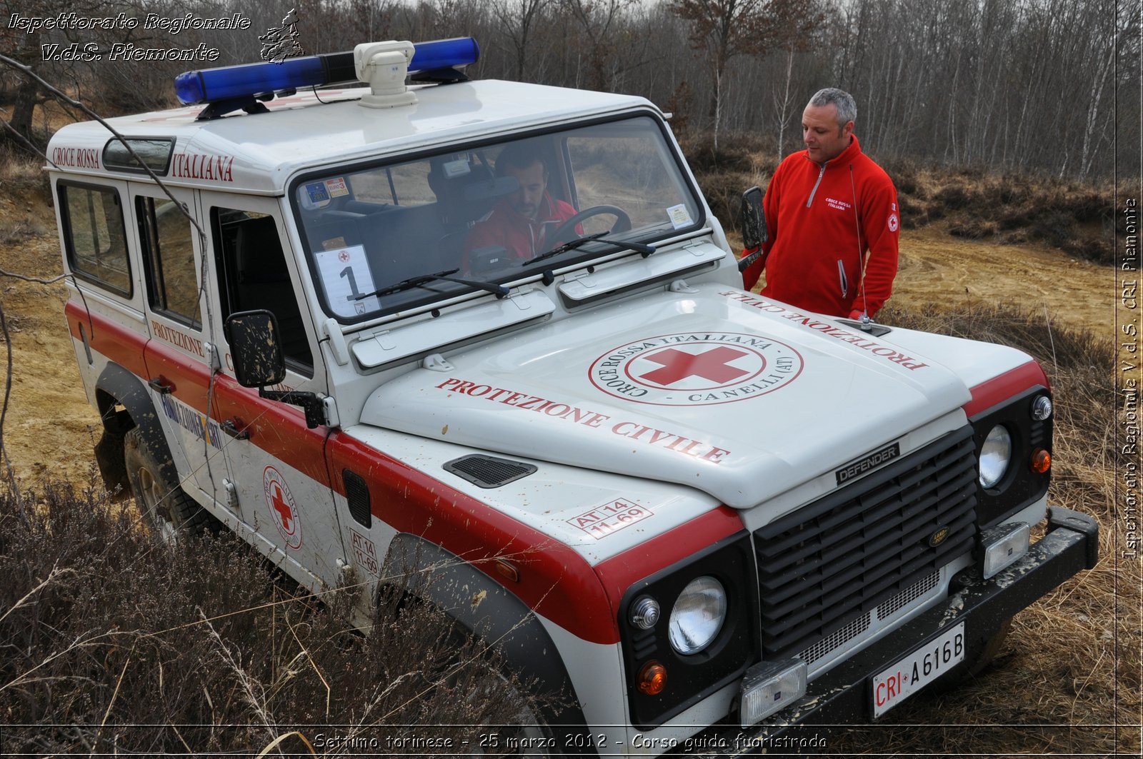 Settimo torinese - 25 marzo 2012 - Corso guida fuoristrada - Croce Rossa Italiana - Ispettorato Regionale Volontari del Soccorso Piemonte