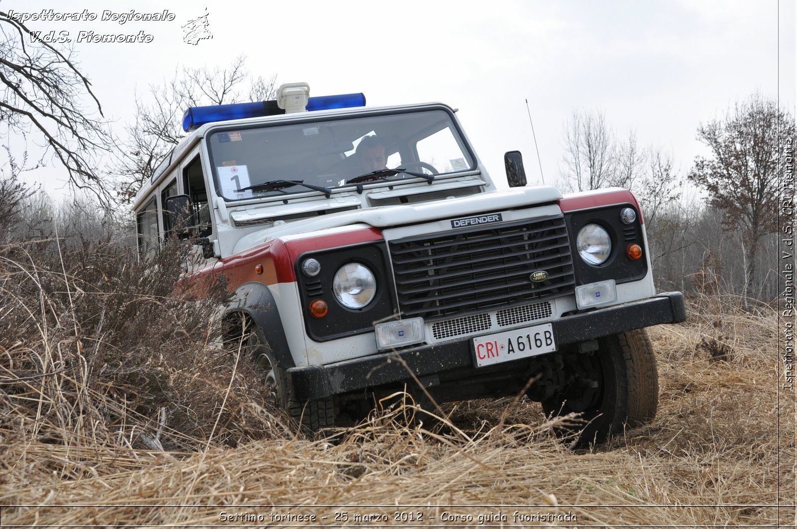 Settimo torinese - 25 marzo 2012 - Corso guida fuoristrada - Croce Rossa Italiana - Ispettorato Regionale Volontari del Soccorso Piemonte