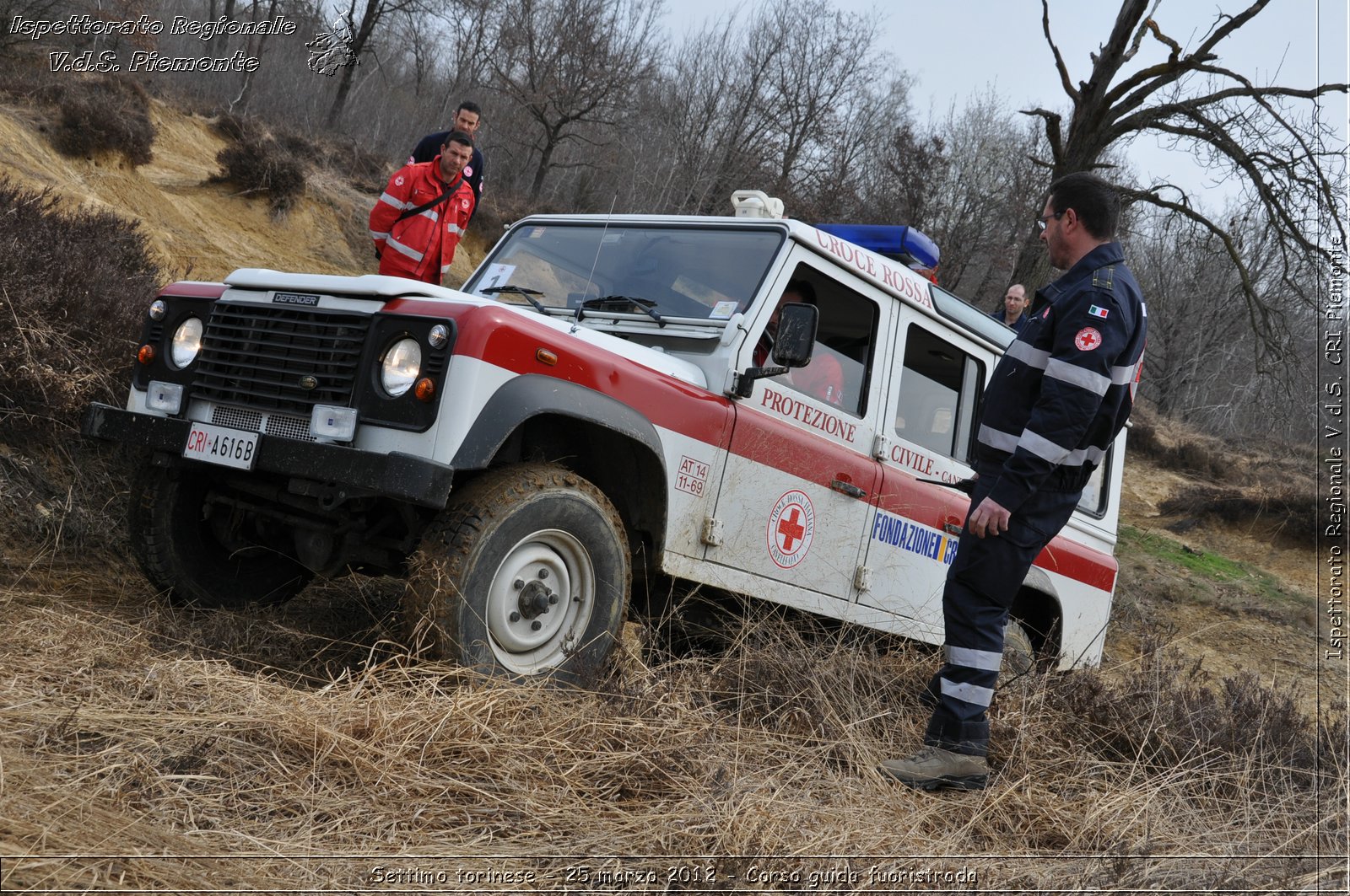 Settimo torinese - 25 marzo 2012 - Corso guida fuoristrada - Croce Rossa Italiana - Ispettorato Regionale Volontari del Soccorso Piemonte