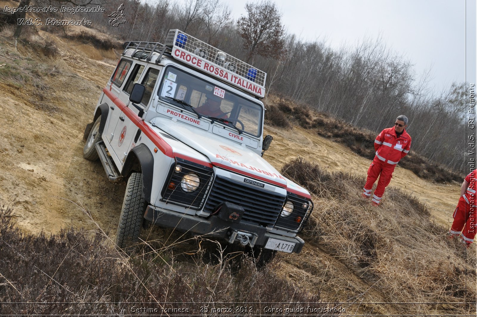 Settimo torinese - 25 marzo 2012 - Corso guida fuoristrada - Croce Rossa Italiana - Ispettorato Regionale Volontari del Soccorso Piemonte