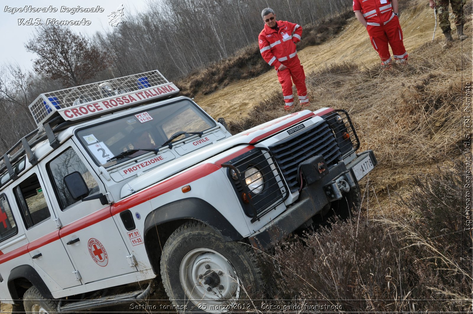 Settimo torinese - 25 marzo 2012 - Corso guida fuoristrada - Croce Rossa Italiana - Ispettorato Regionale Volontari del Soccorso Piemonte