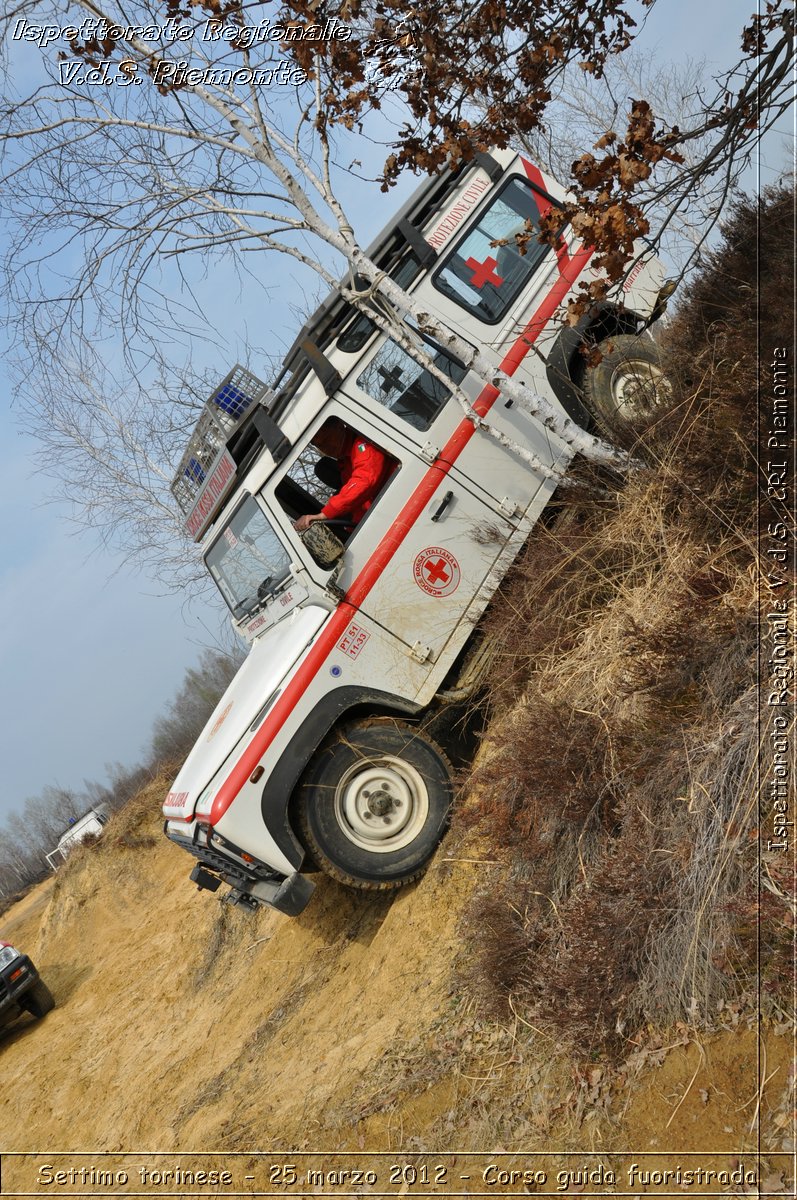 Settimo torinese - 25 marzo 2012 - Corso guida fuoristrada - Croce Rossa Italiana - Ispettorato Regionale Volontari del Soccorso Piemonte