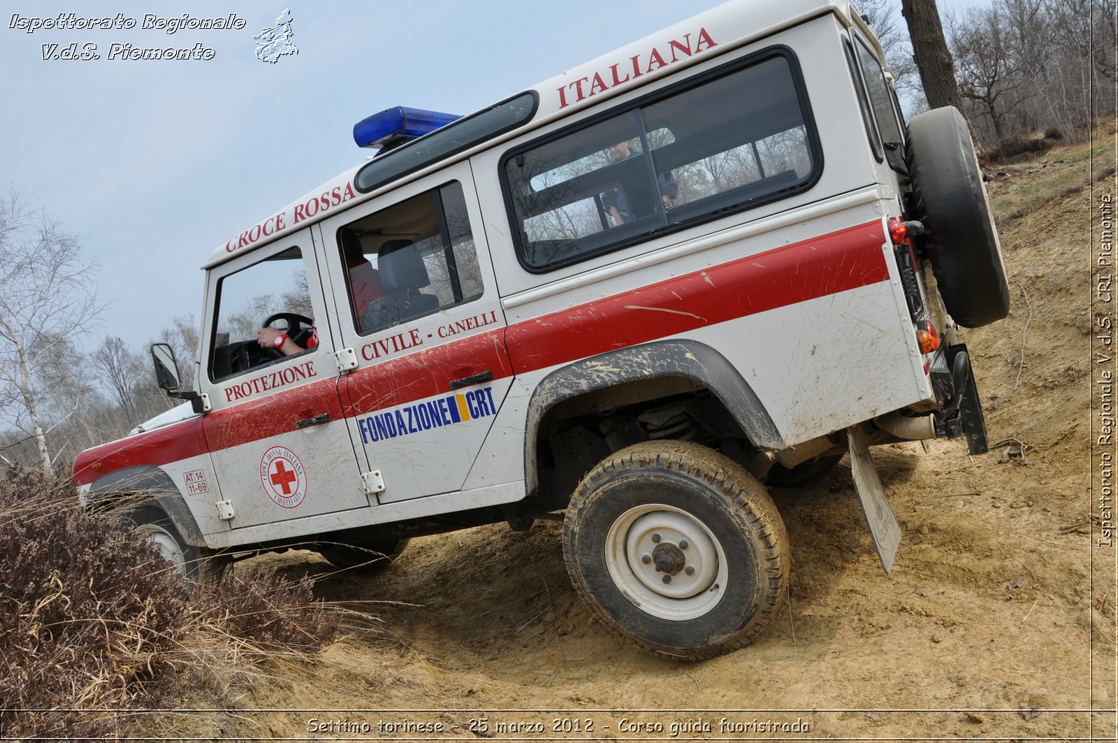 Settimo torinese - 25 marzo 2012 - Corso guida fuoristrada - Croce Rossa Italiana - Ispettorato Regionale Volontari del Soccorso Piemonte