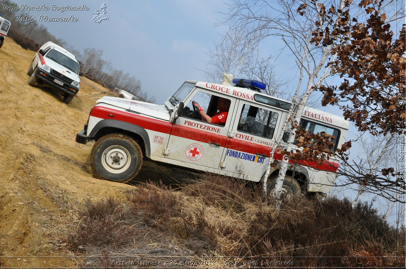 Settimo torinese - 25 marzo 2012 - Corso guida fuoristrada - Croce Rossa Italiana - Ispettorato Regionale Volontari del Soccorso Piemonte