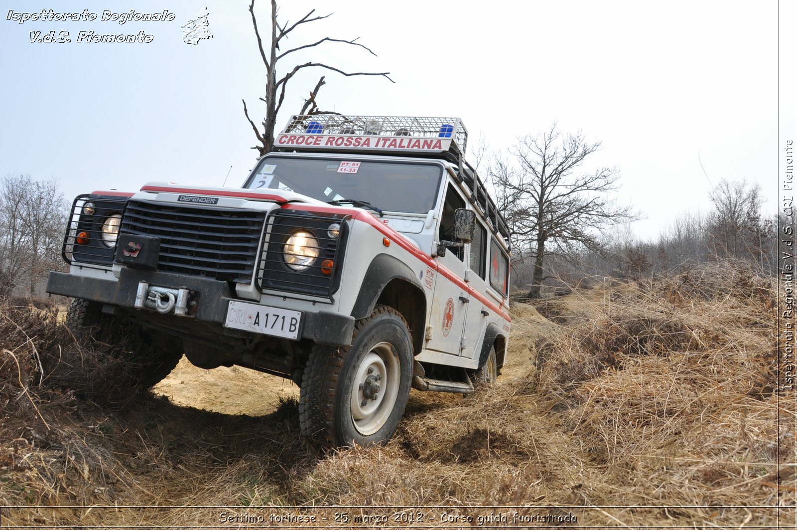 Settimo torinese - 25 marzo 2012 - Corso guida fuoristrada - Croce Rossa Italiana - Ispettorato Regionale Volontari del Soccorso Piemonte