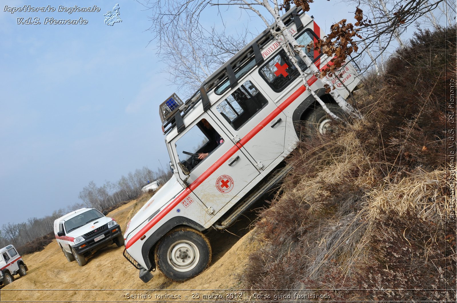 Settimo torinese - 25 marzo 2012 - Corso guida fuoristrada - Croce Rossa Italiana - Ispettorato Regionale Volontari del Soccorso Piemonte