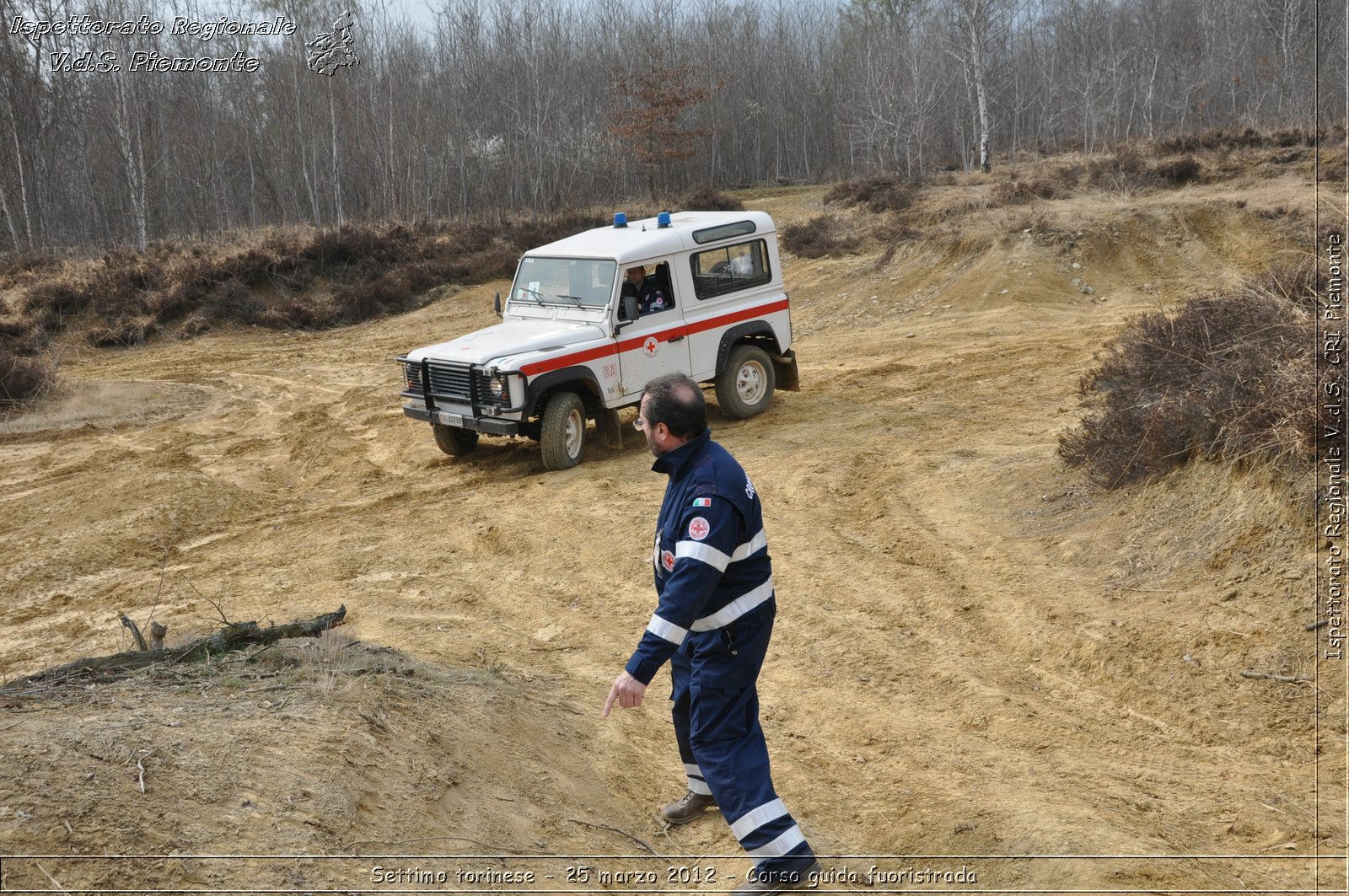 Settimo torinese - 25 marzo 2012 - Corso guida fuoristrada - Croce Rossa Italiana - Ispettorato Regionale Volontari del Soccorso Piemonte