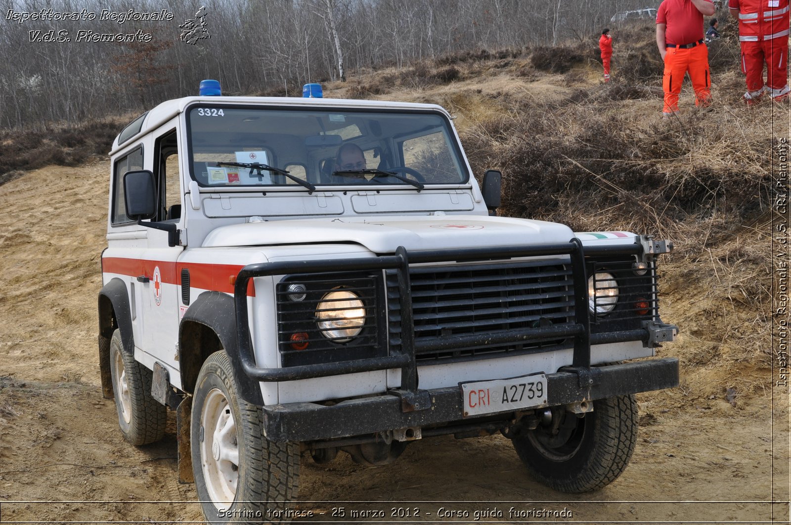 Settimo torinese - 25 marzo 2012 - Corso guida fuoristrada - Croce Rossa Italiana - Ispettorato Regionale Volontari del Soccorso Piemonte