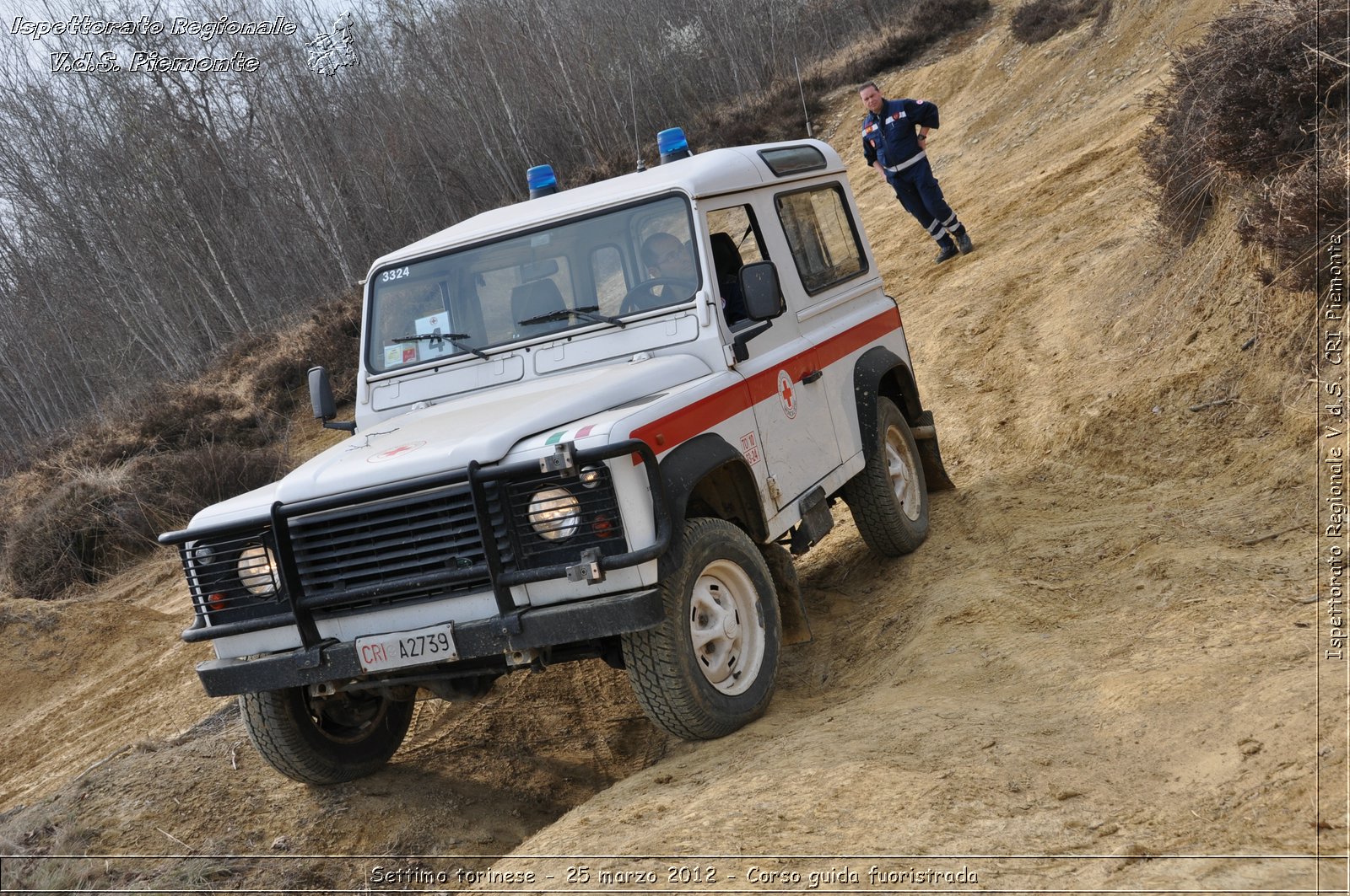 Settimo torinese - 25 marzo 2012 - Corso guida fuoristrada - Croce Rossa Italiana - Ispettorato Regionale Volontari del Soccorso Piemonte