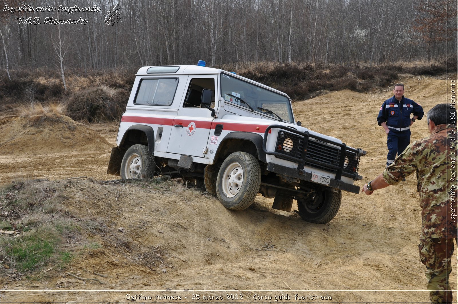 Settimo torinese - 25 marzo 2012 - Corso guida fuoristrada - Croce Rossa Italiana - Ispettorato Regionale Volontari del Soccorso Piemonte