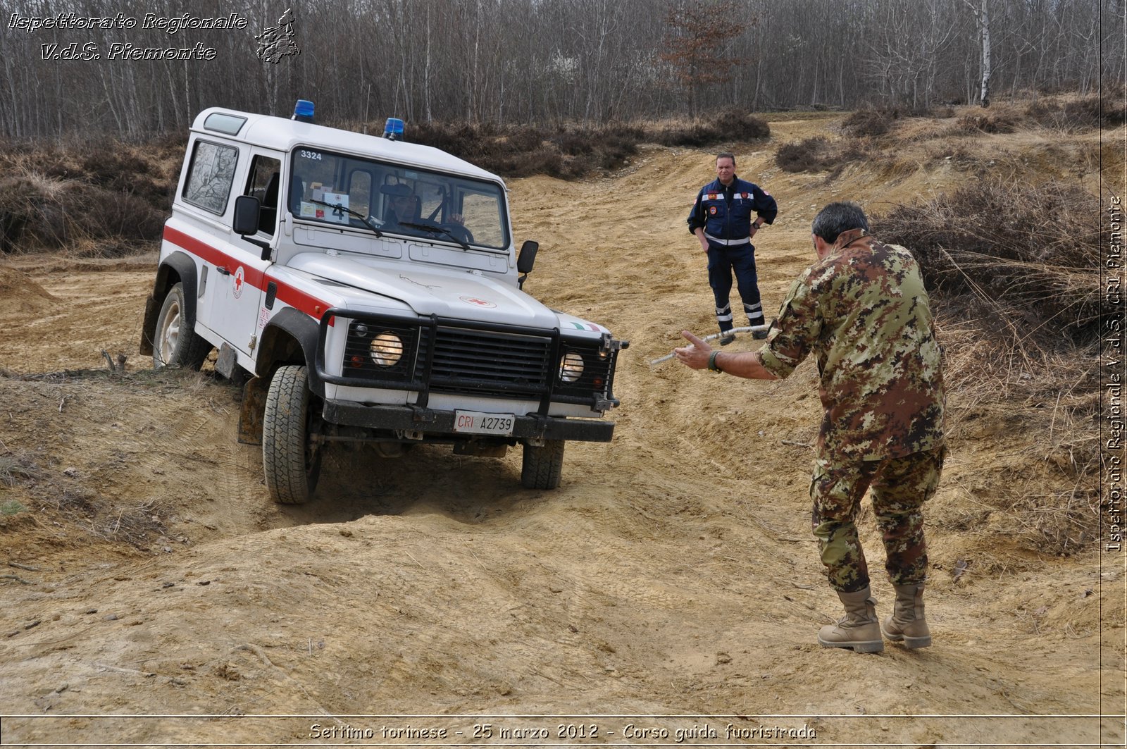 Settimo torinese - 25 marzo 2012 - Corso guida fuoristrada - Croce Rossa Italiana - Ispettorato Regionale Volontari del Soccorso Piemonte