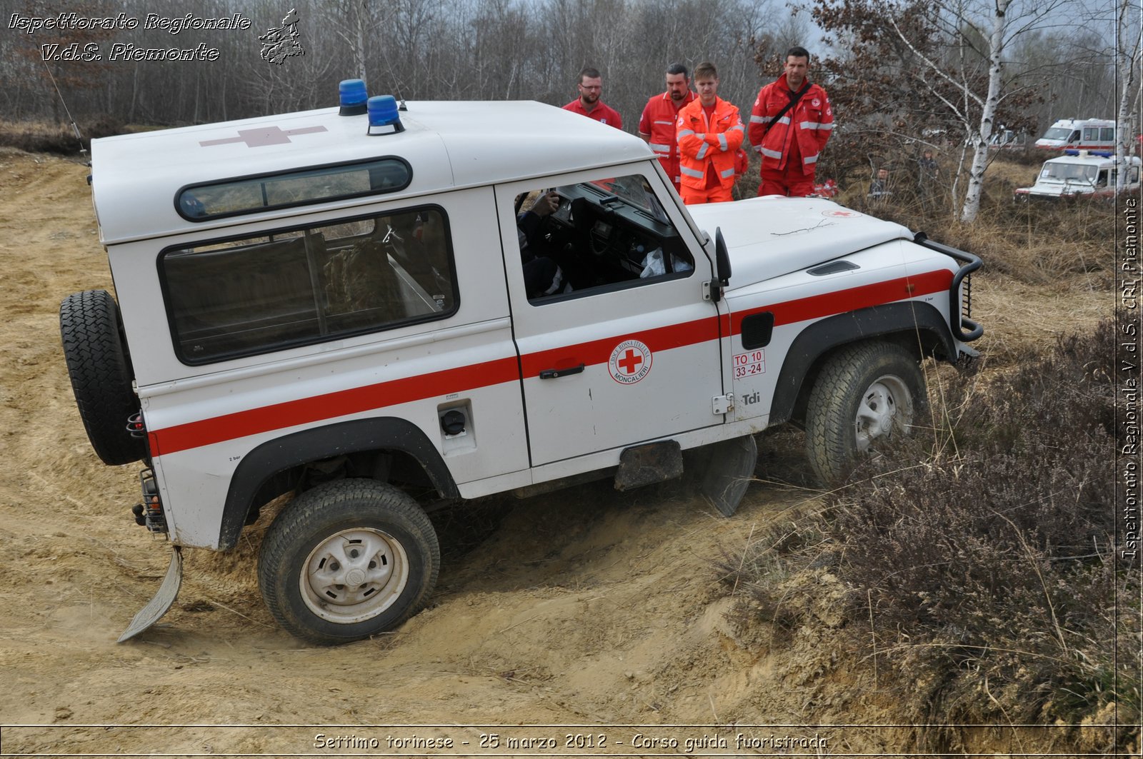 Settimo torinese - 25 marzo 2012 - Corso guida fuoristrada - Croce Rossa Italiana - Ispettorato Regionale Volontari del Soccorso Piemonte