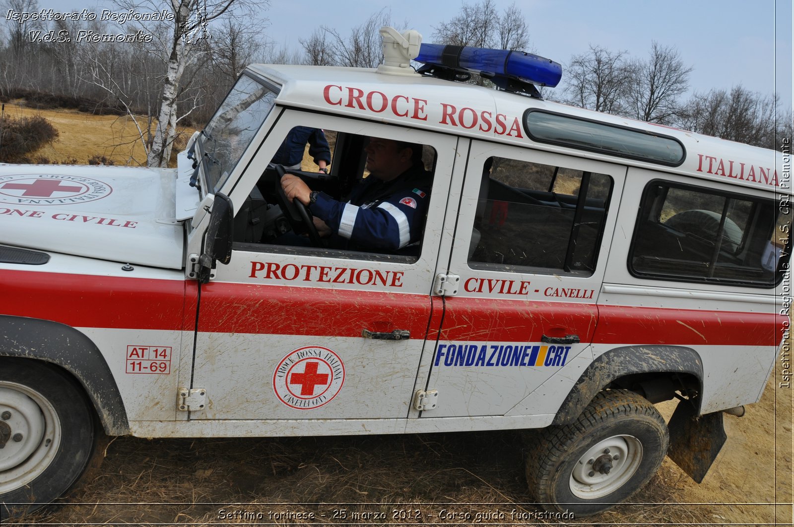 Settimo torinese - 25 marzo 2012 - Corso guida fuoristrada - Croce Rossa Italiana - Ispettorato Regionale Volontari del Soccorso Piemonte