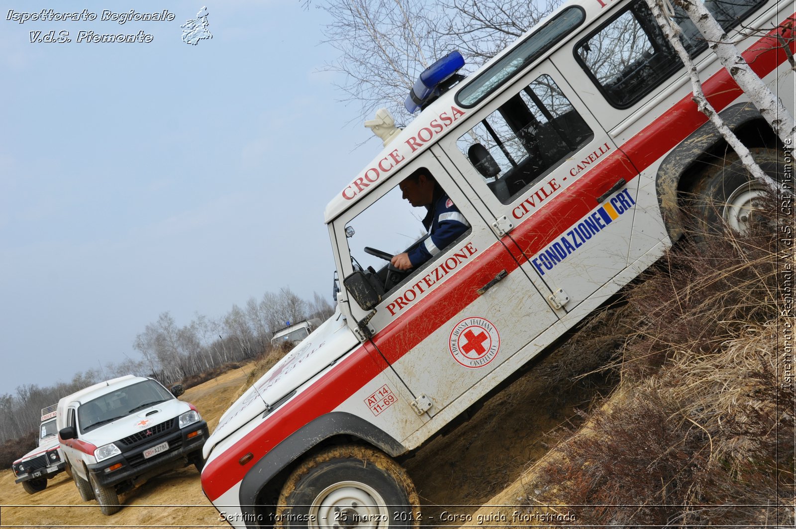 Settimo torinese - 25 marzo 2012 - Corso guida fuoristrada - Croce Rossa Italiana - Ispettorato Regionale Volontari del Soccorso Piemonte