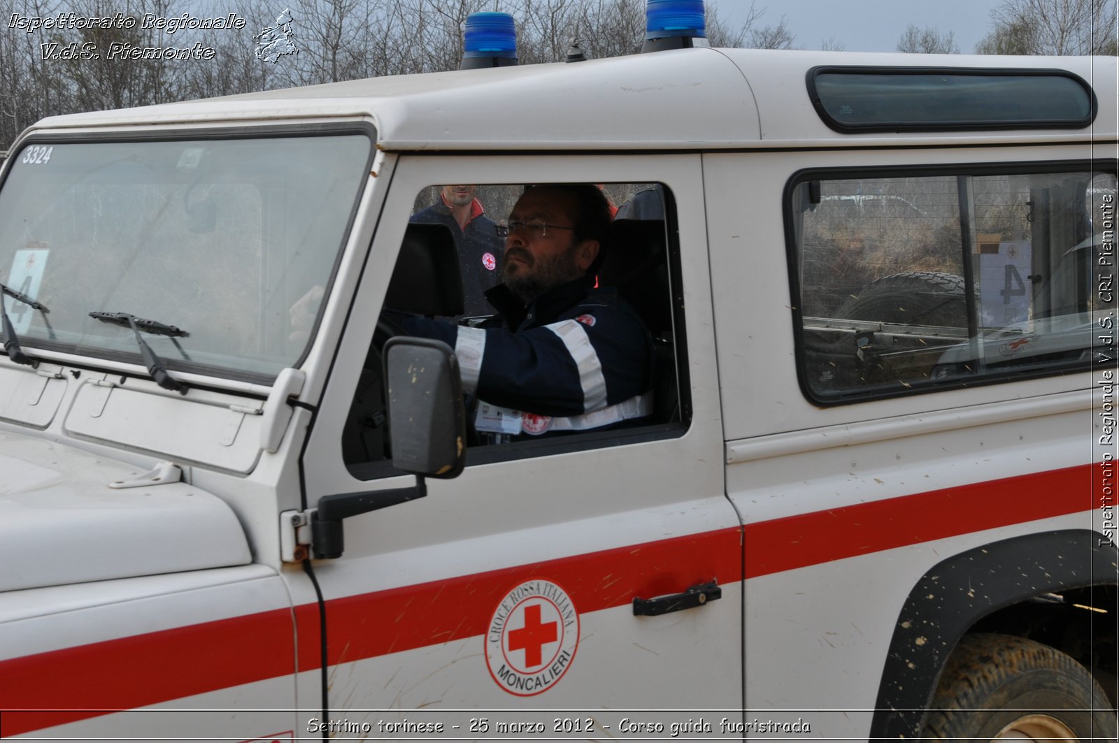 Settimo torinese - 25 marzo 2012 - Corso guida fuoristrada - Croce Rossa Italiana - Ispettorato Regionale Volontari del Soccorso Piemonte