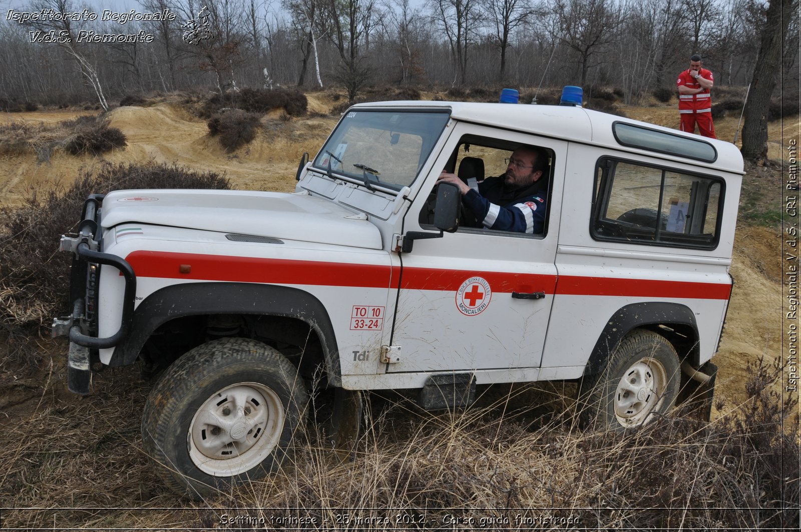 Settimo torinese - 25 marzo 2012 - Corso guida fuoristrada - Croce Rossa Italiana - Ispettorato Regionale Volontari del Soccorso Piemonte