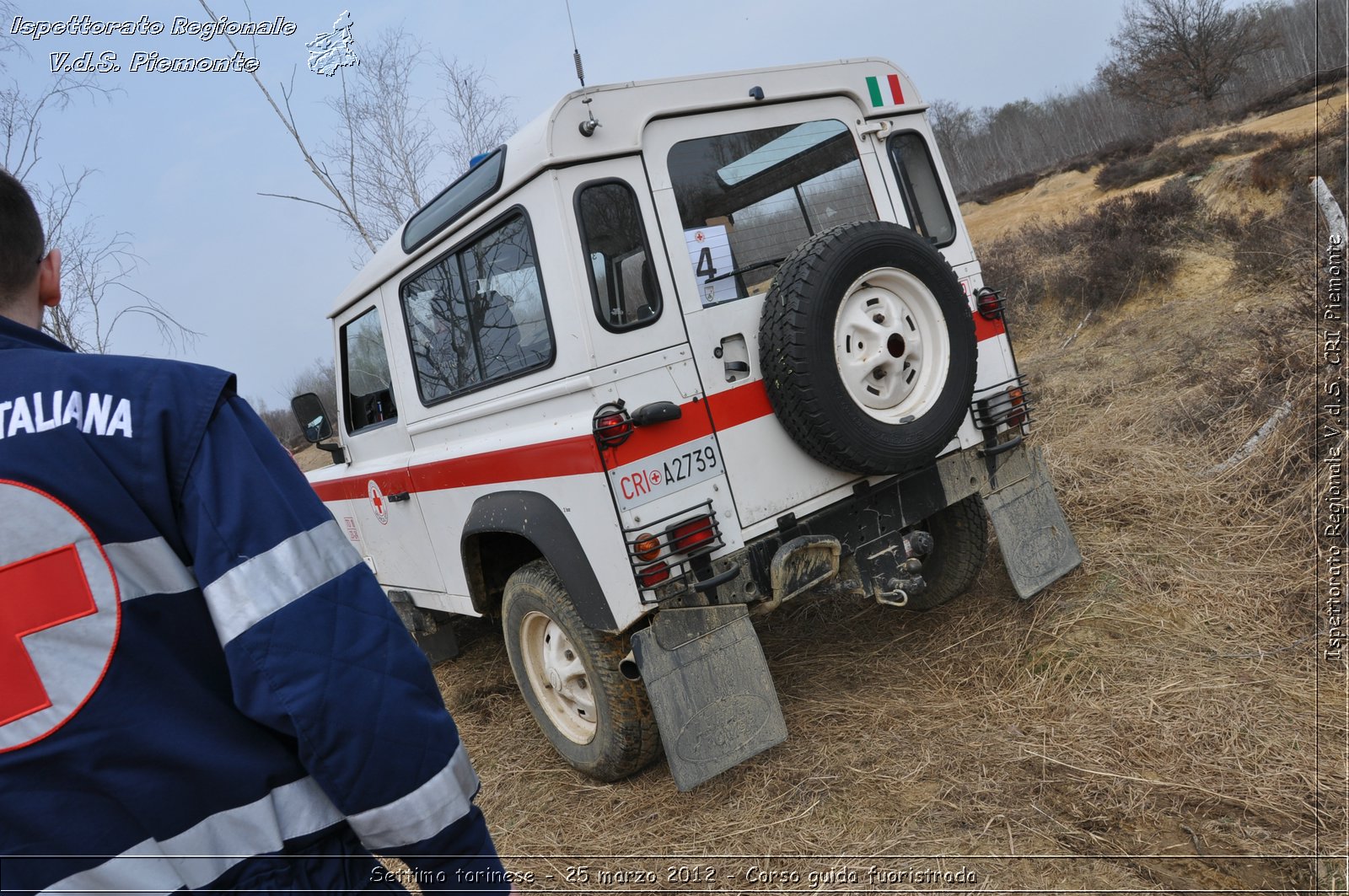 Settimo torinese - 25 marzo 2012 - Corso guida fuoristrada - Croce Rossa Italiana - Ispettorato Regionale Volontari del Soccorso Piemonte