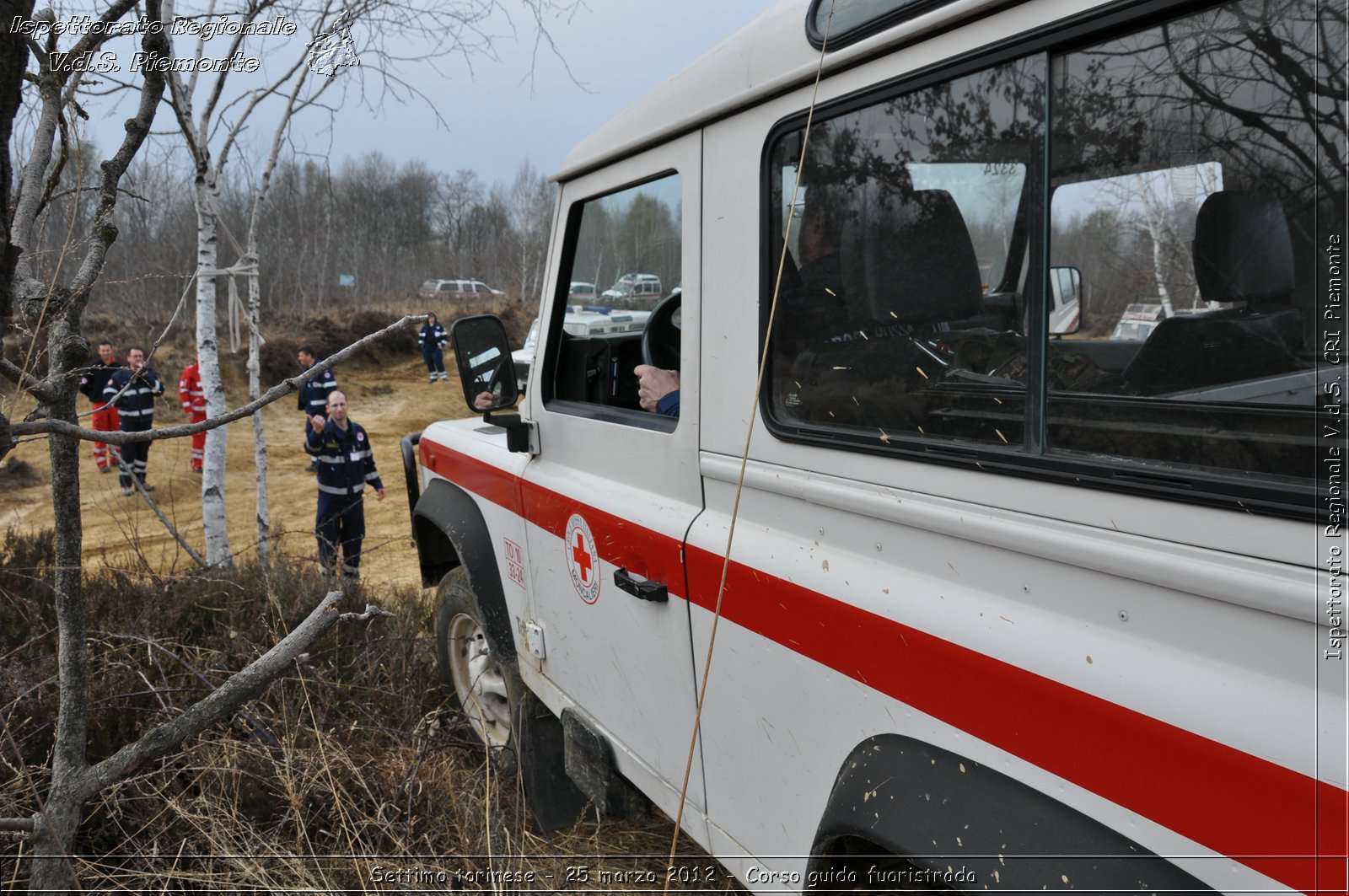 Settimo torinese - 25 marzo 2012 - Corso guida fuoristrada - Croce Rossa Italiana - Ispettorato Regionale Volontari del Soccorso Piemonte