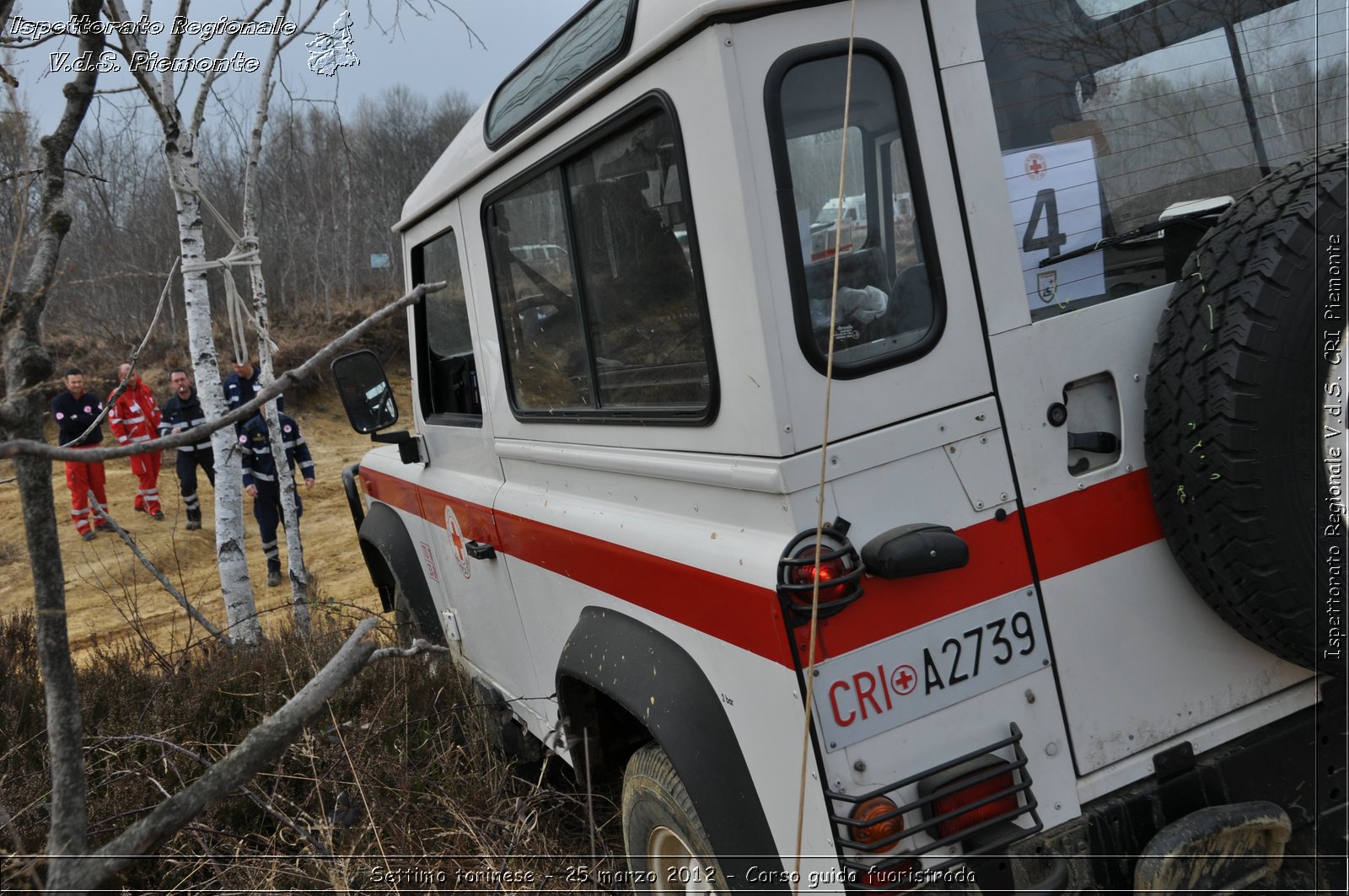 Settimo torinese - 25 marzo 2012 - Corso guida fuoristrada - Croce Rossa Italiana - Ispettorato Regionale Volontari del Soccorso Piemonte