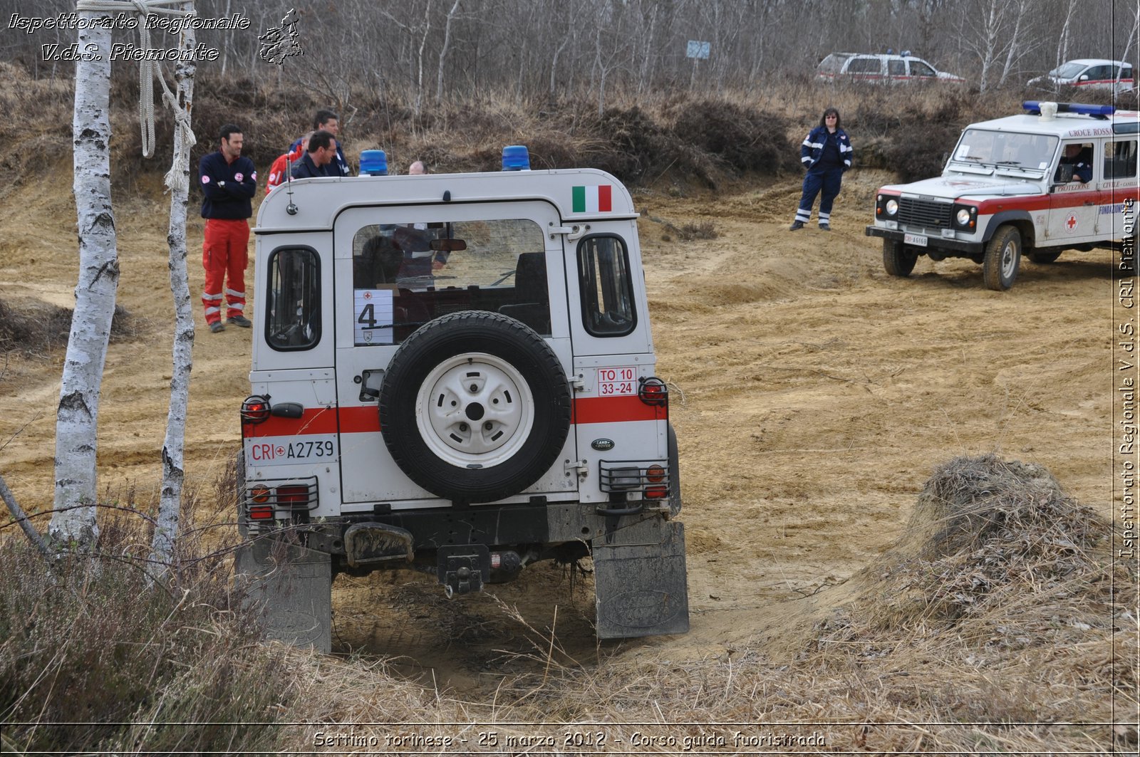 Settimo torinese - 25 marzo 2012 - Corso guida fuoristrada - Croce Rossa Italiana - Ispettorato Regionale Volontari del Soccorso Piemonte