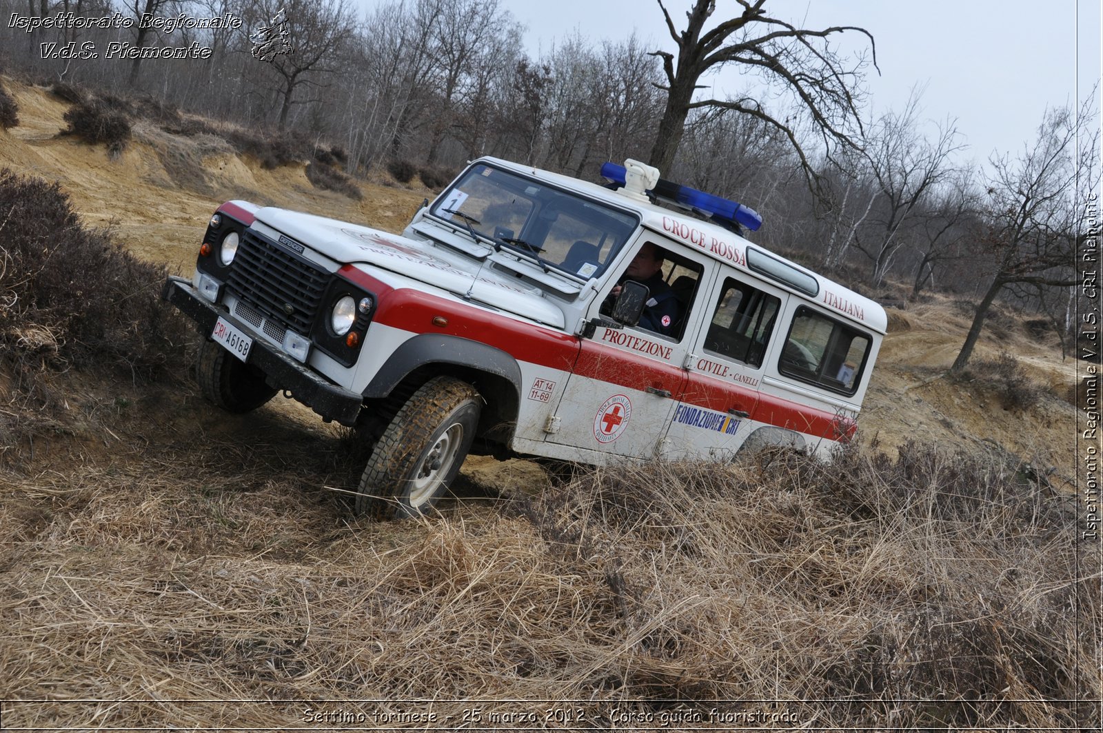 Settimo torinese - 25 marzo 2012 - Corso guida fuoristrada - Croce Rossa Italiana - Ispettorato Regionale Volontari del Soccorso Piemonte